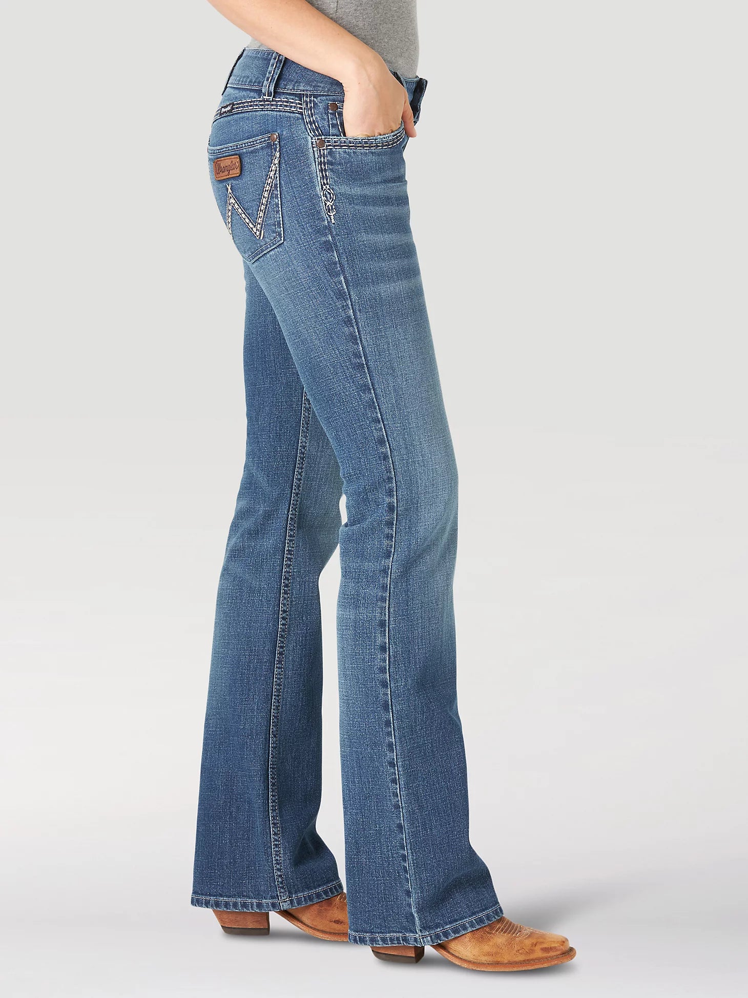 Wrangler® Retro® Sadie - Jean bootcut - Taille basse - Tiffany