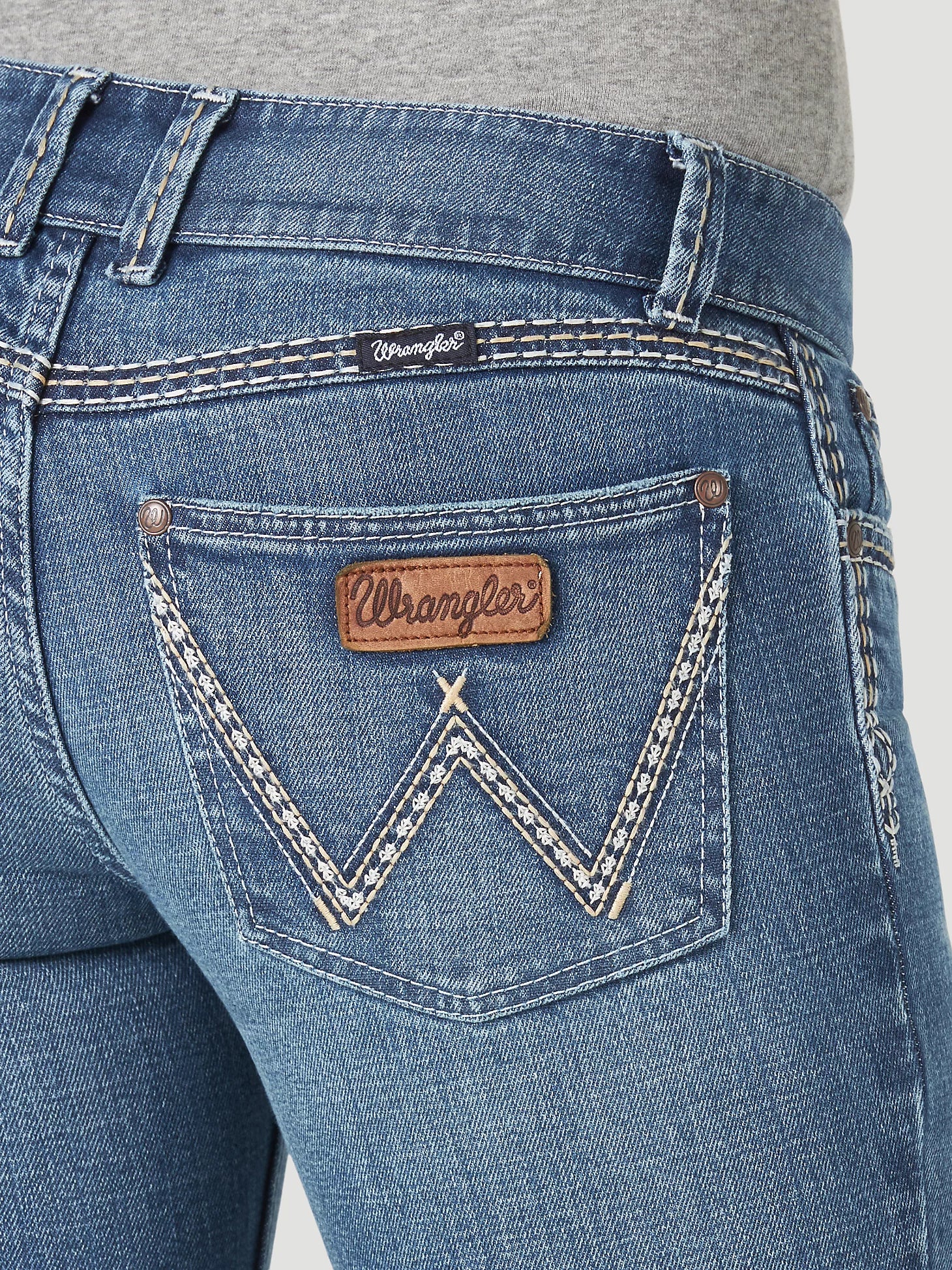 Wrangler® Retro® Sadie - Jean bootcut - Taille basse - Tiffany