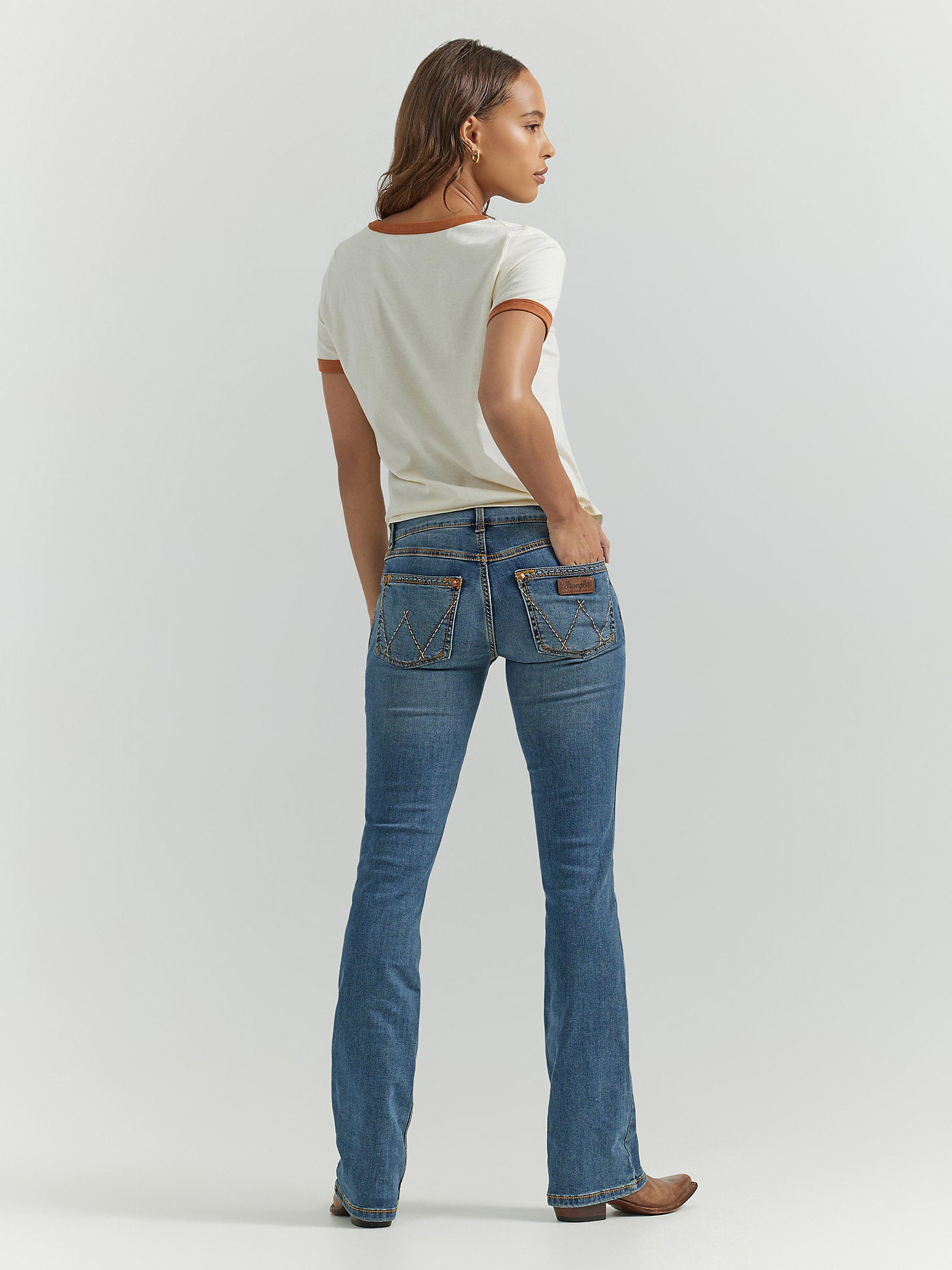 Jean bootcut taille mi-haute Wrangler Retro® Mae pour femme