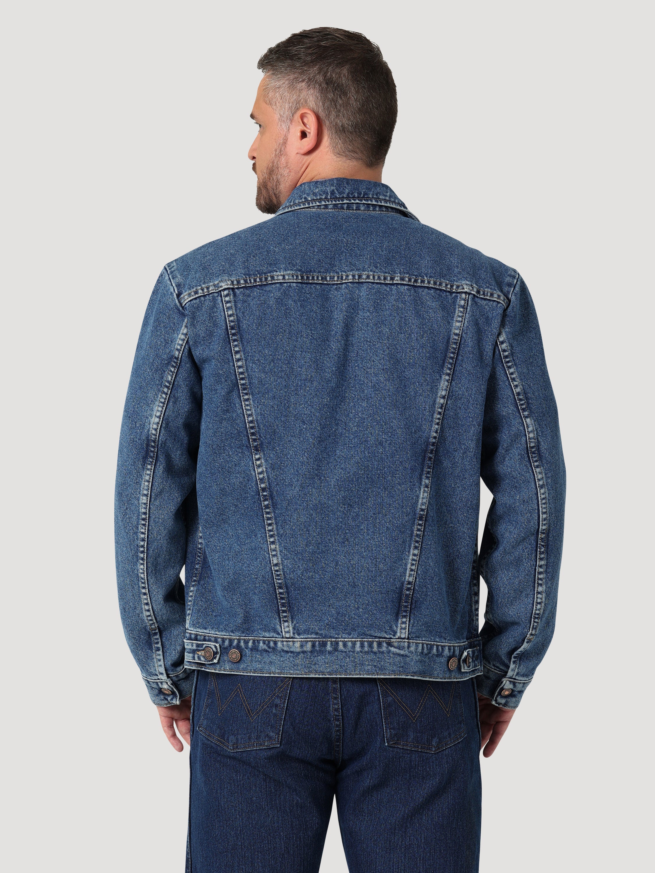 Veste en jean Wrangler® - Sans doublure - Délavage à la pierre
