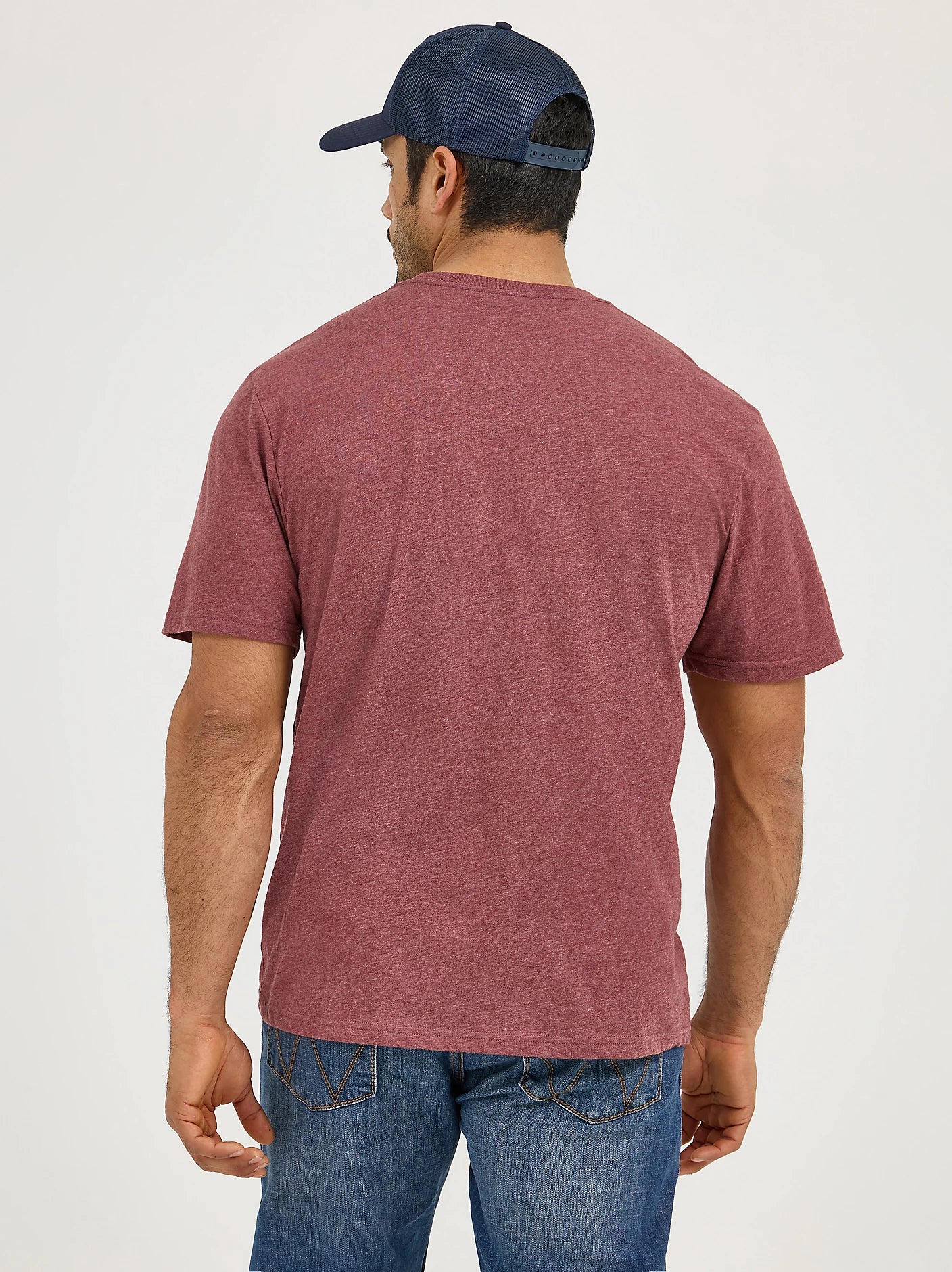 Wrangler® T-Shirt - Regular Fit - Burgundy Heather