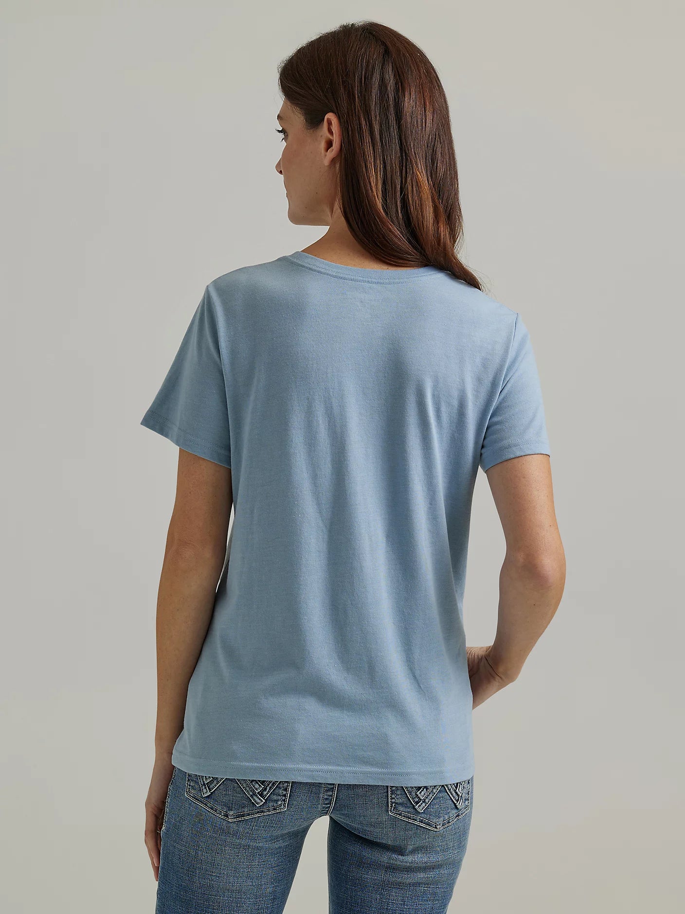 Wrangler Retro® Short Sleeve T-Shirt - Regular Fit - Ashley Blue