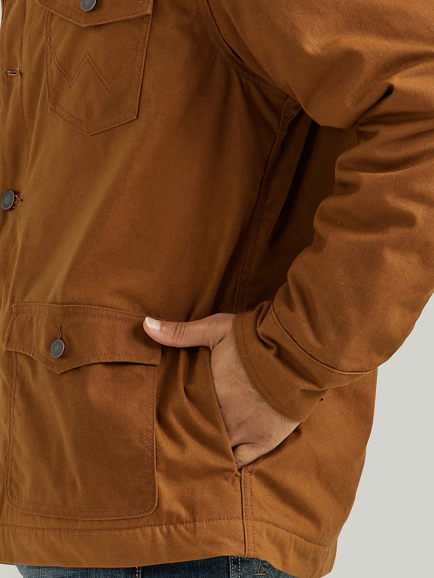 Manteau de grange doublé Wrangler® Western - Balle de foin