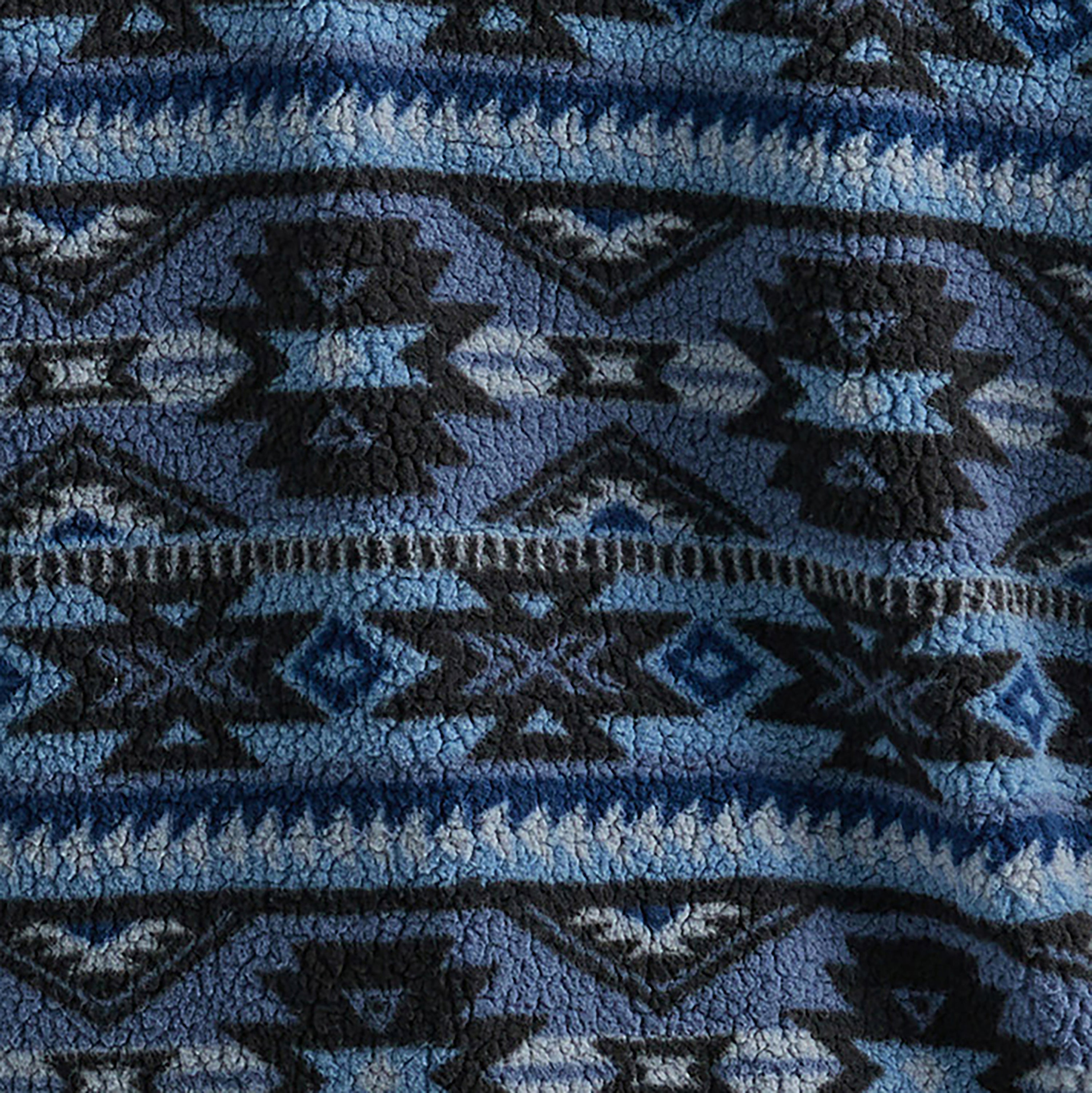 Veste zippée Wrangler® en sherpa mélangé - Blue Shadow