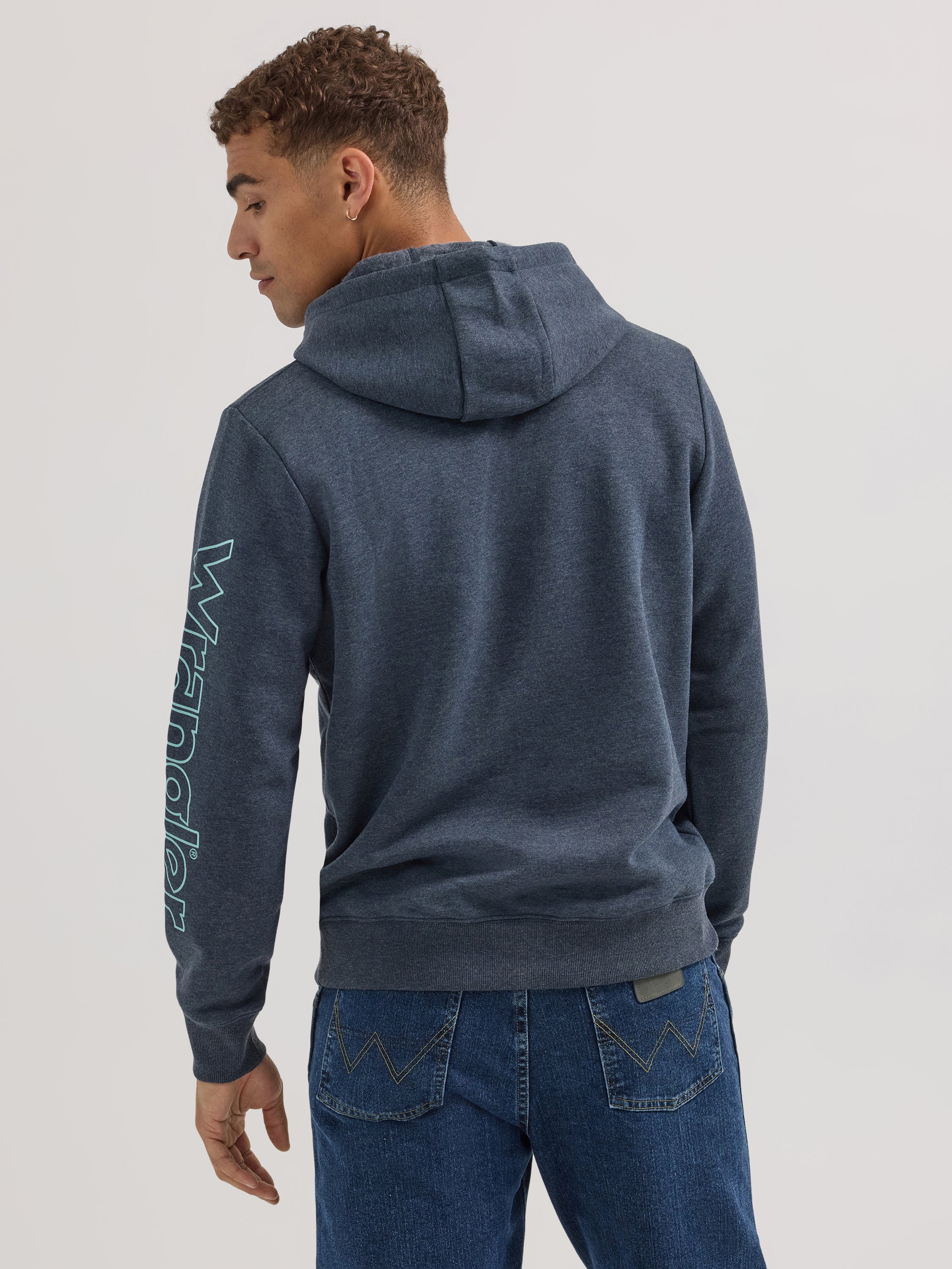 Sweat à capuche Wrangler® Western - Coupe standard - Saphir foncé