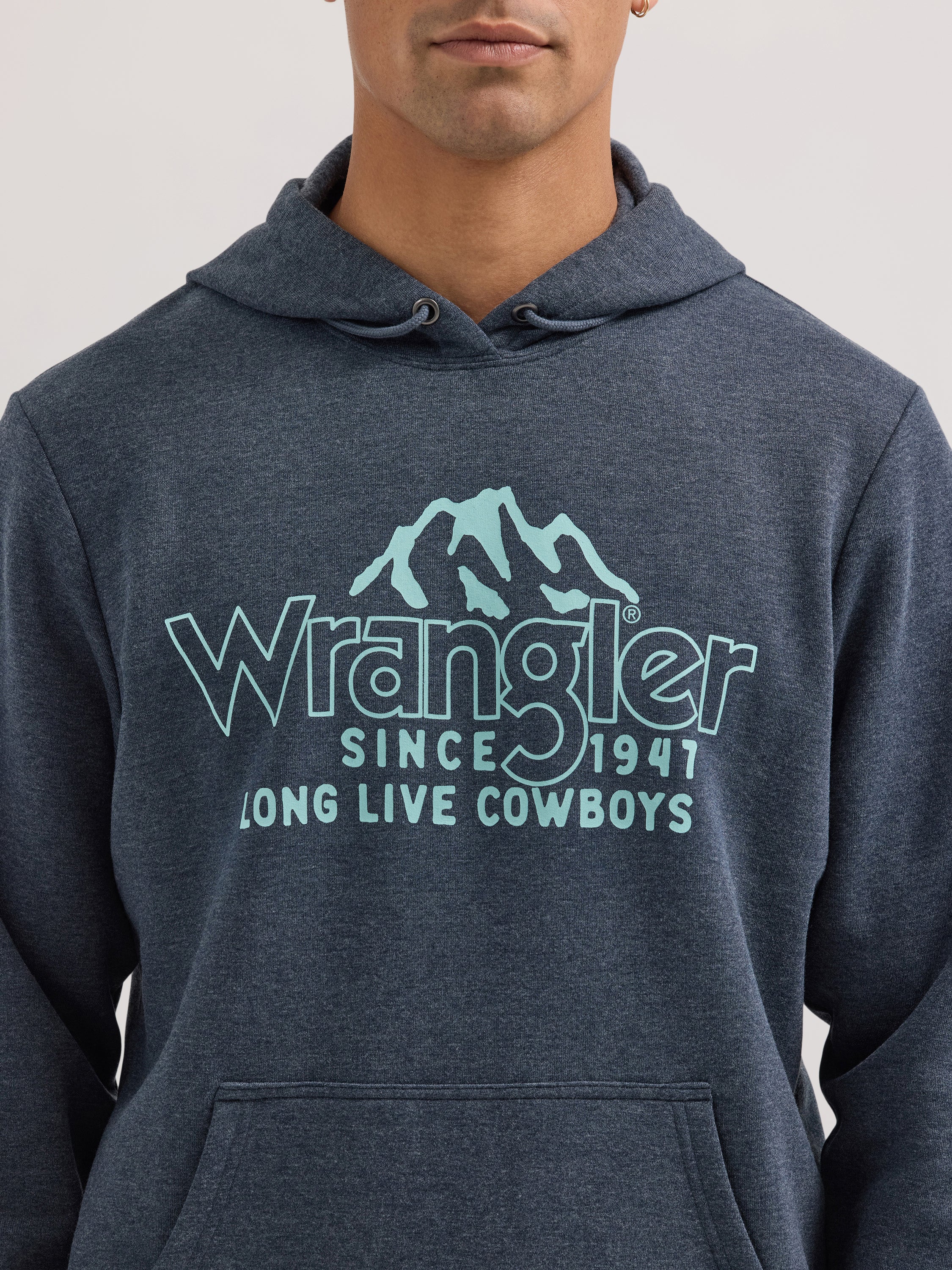 Sweat à capuche Wrangler® Western - Coupe standard - Saphir foncé