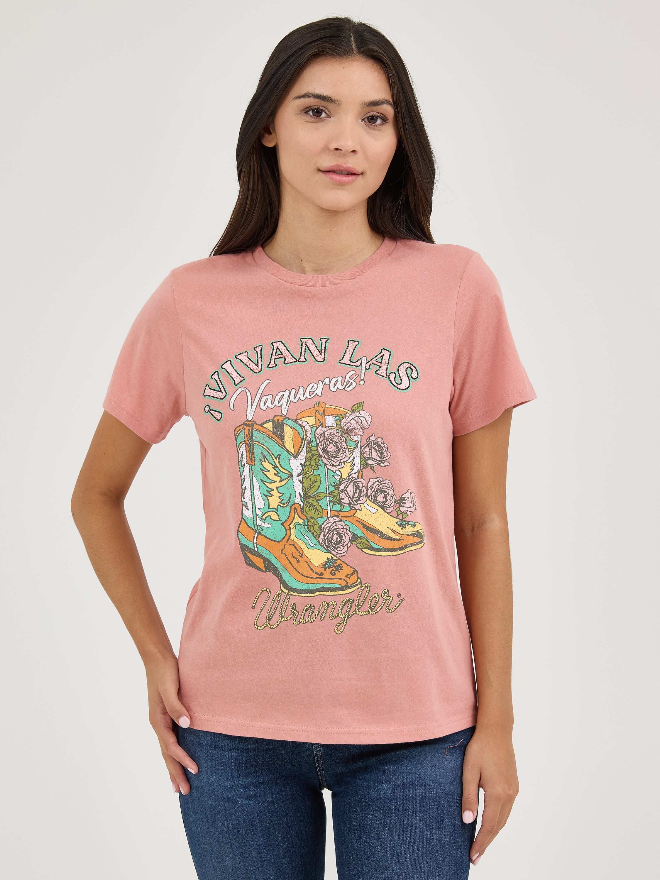 Chemise à manches courtes Wrangler Retro® Graphic - Coupe classique - Cameo Brown