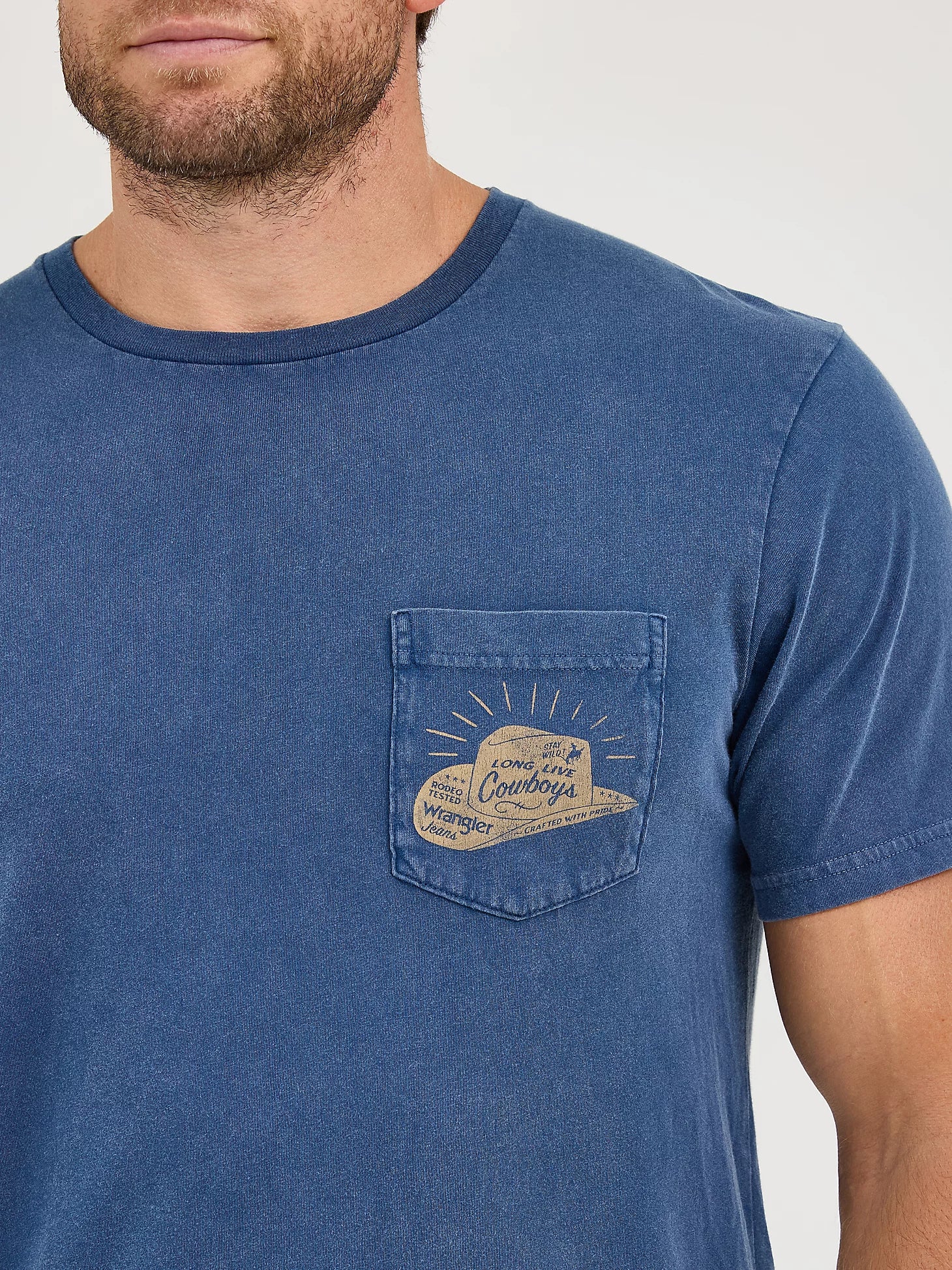 Wrangler® Graphic Short Sleeve One Pocket T-shirt