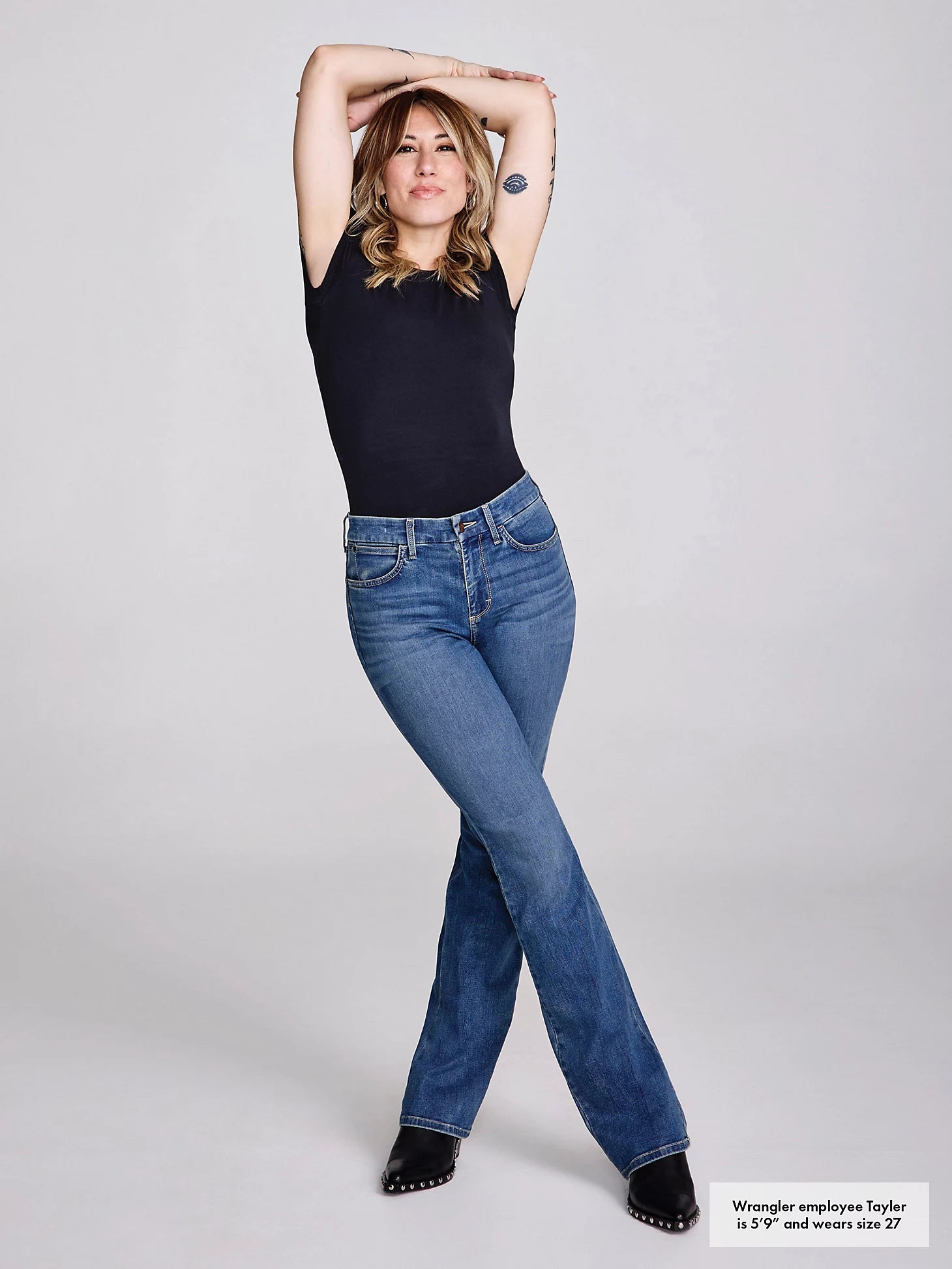 Jean bootcut Bespoke Wrangler® - Taille haute - Ada