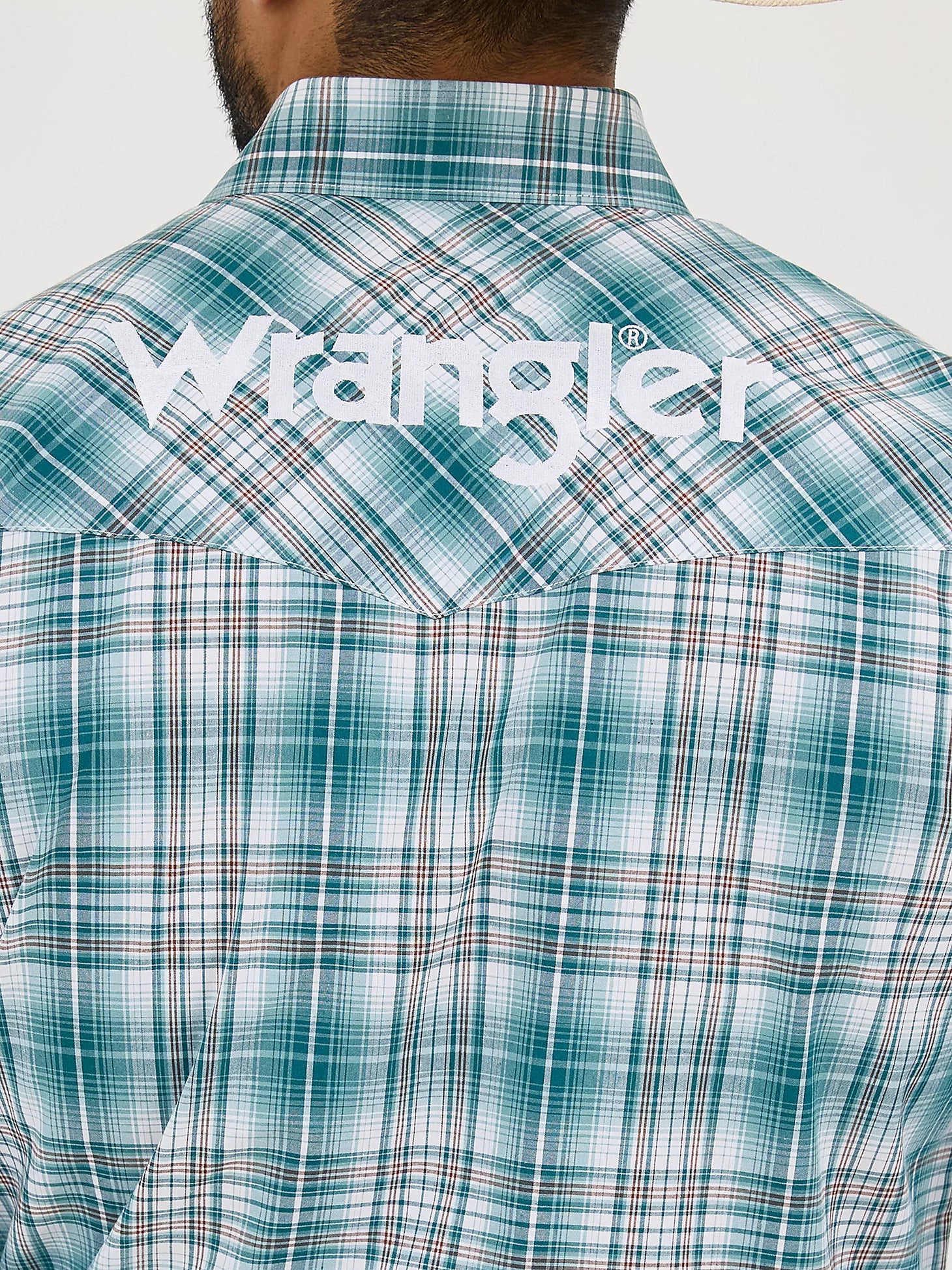Wrangler® Logo Long Sleeve Classic Button Shirt