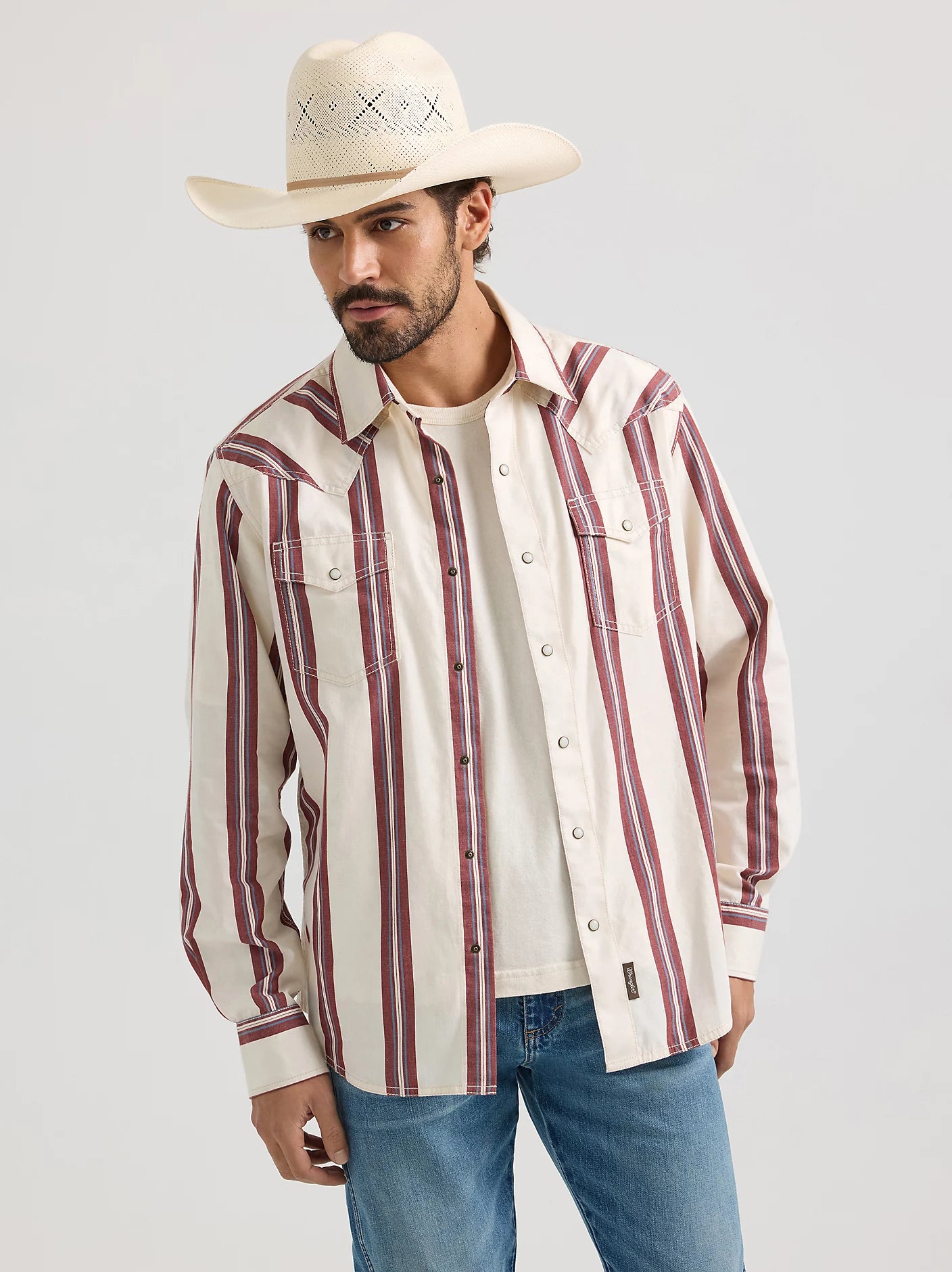 Chemise à manches longues Wrangler Retro® Premium - Coupe moderne