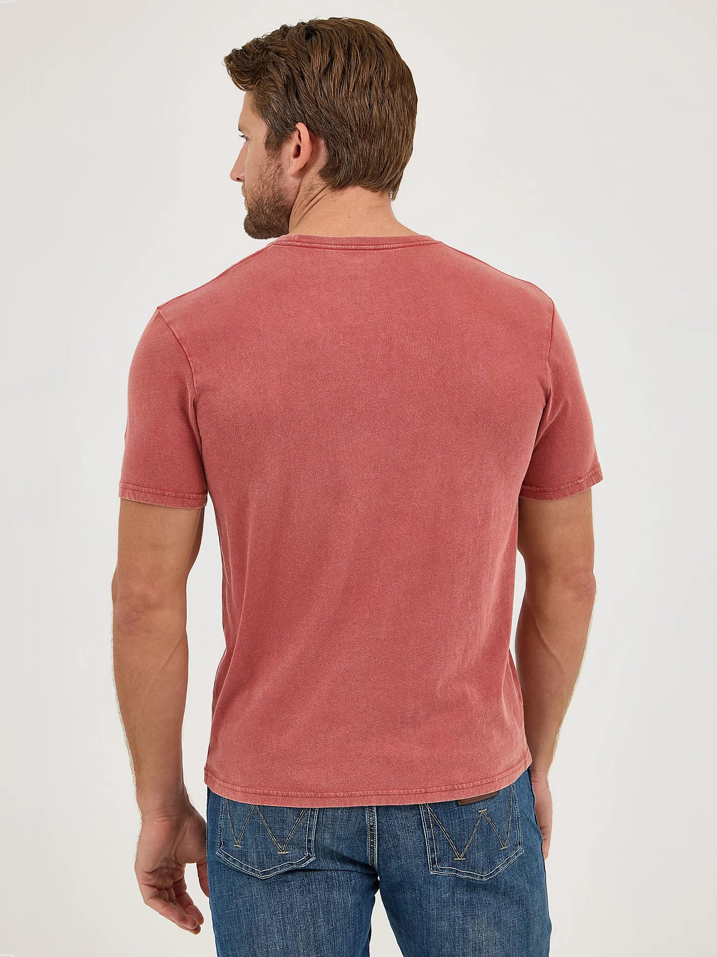 Wrangler® Graphic Short Sleeve T-shirt - Regular Fit - Marsala