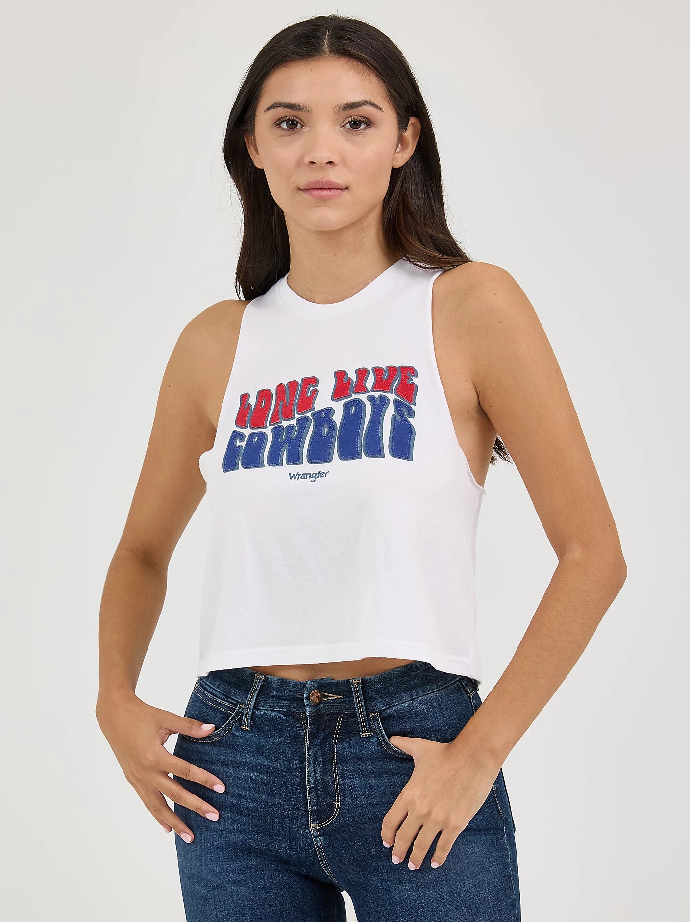 Wrangler Retro® Knit Festival Tank - Bright White