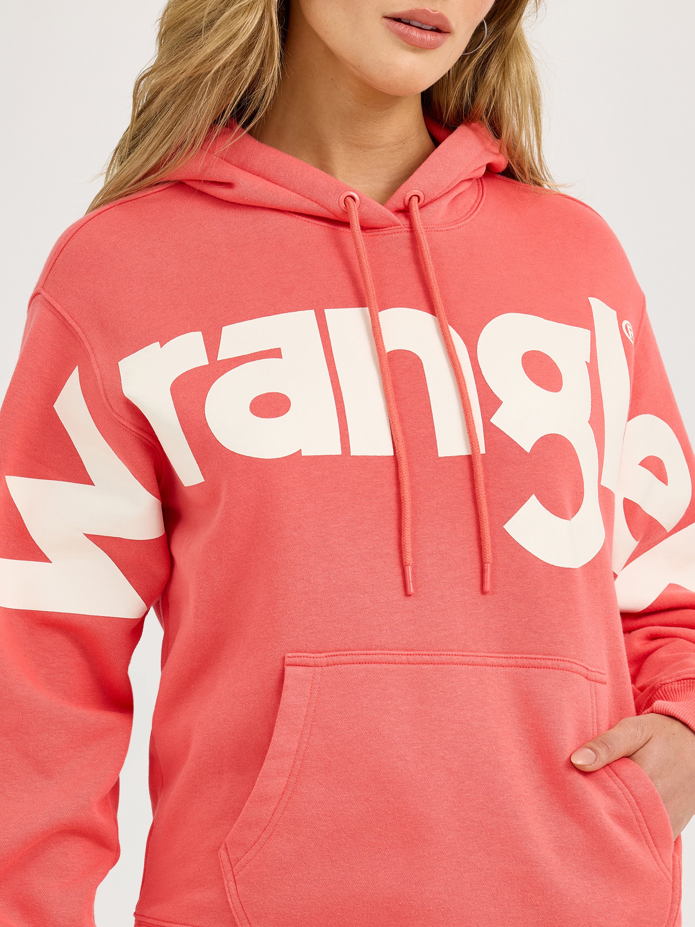 Wrangler Retro® Punchy Sweatshirt Hoodie - Pink