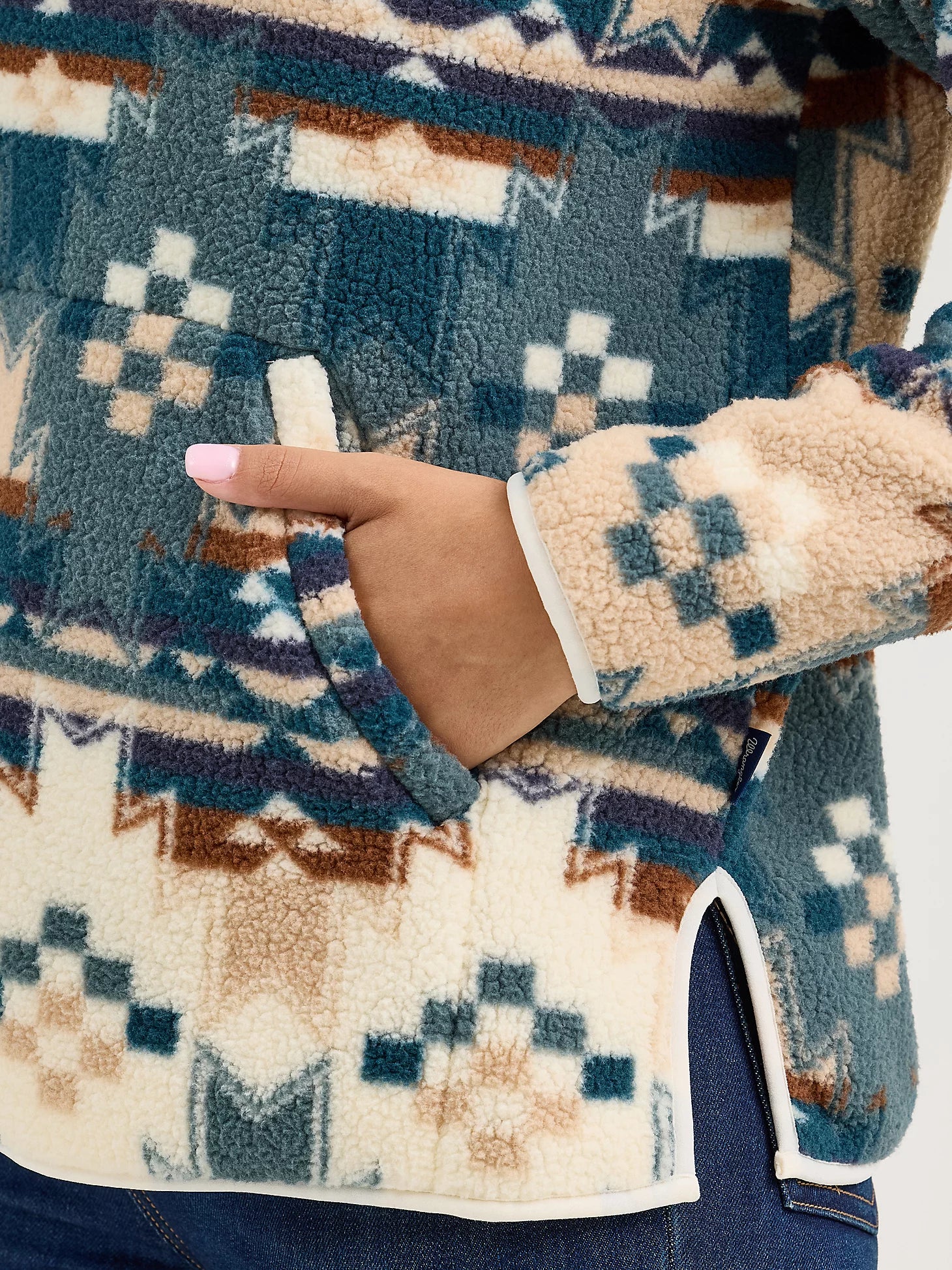 Wrangler Retro® Western Vintage Pullover - Dusty Blue