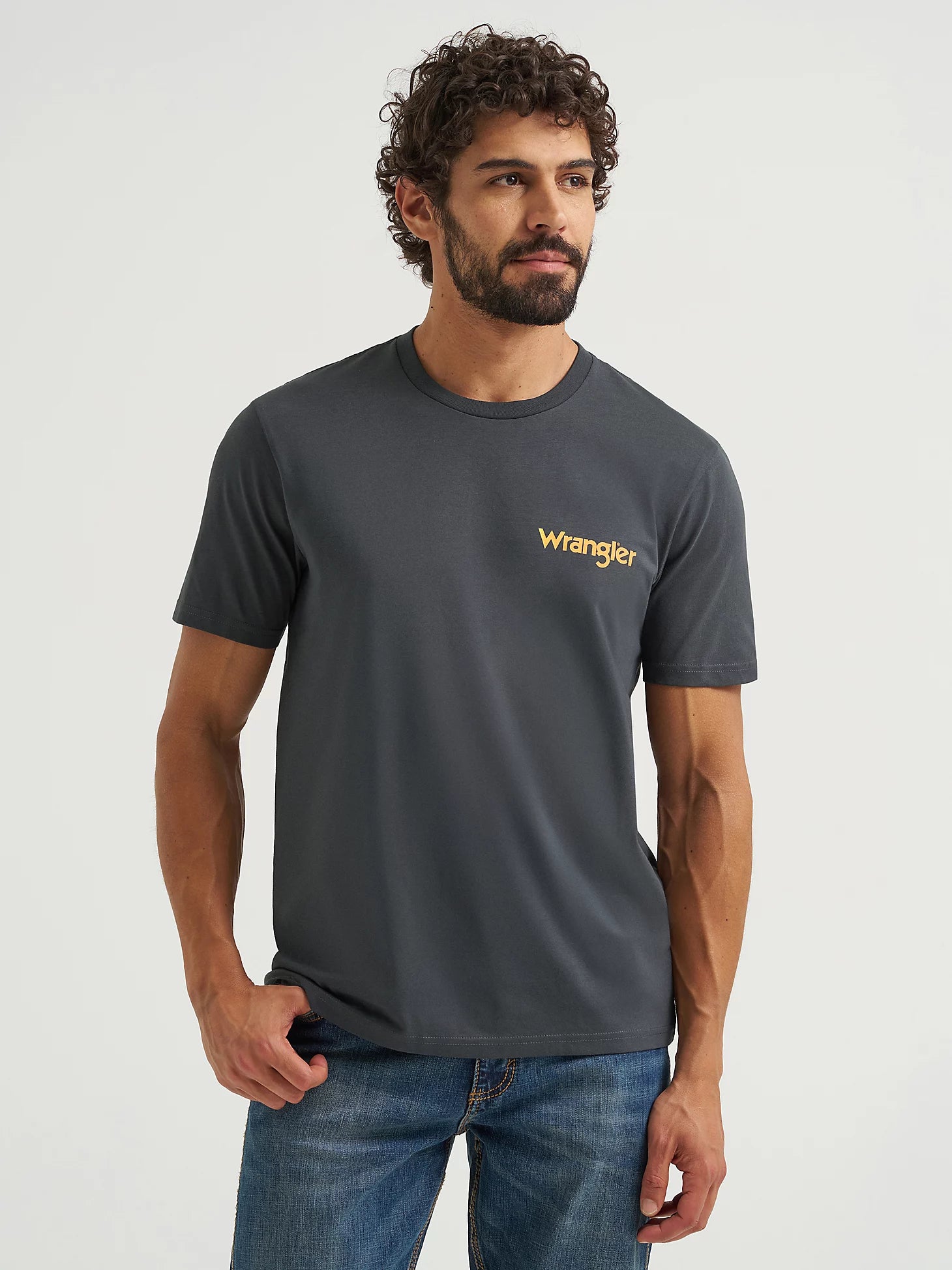 Men's Wrangler Bucking Cowboy Back Graphic T-Shirt