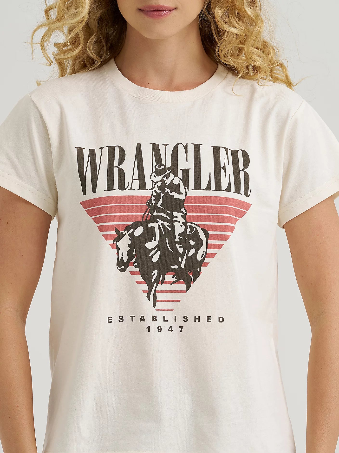 T-shirt graphique rétro pour femme, coupe classique