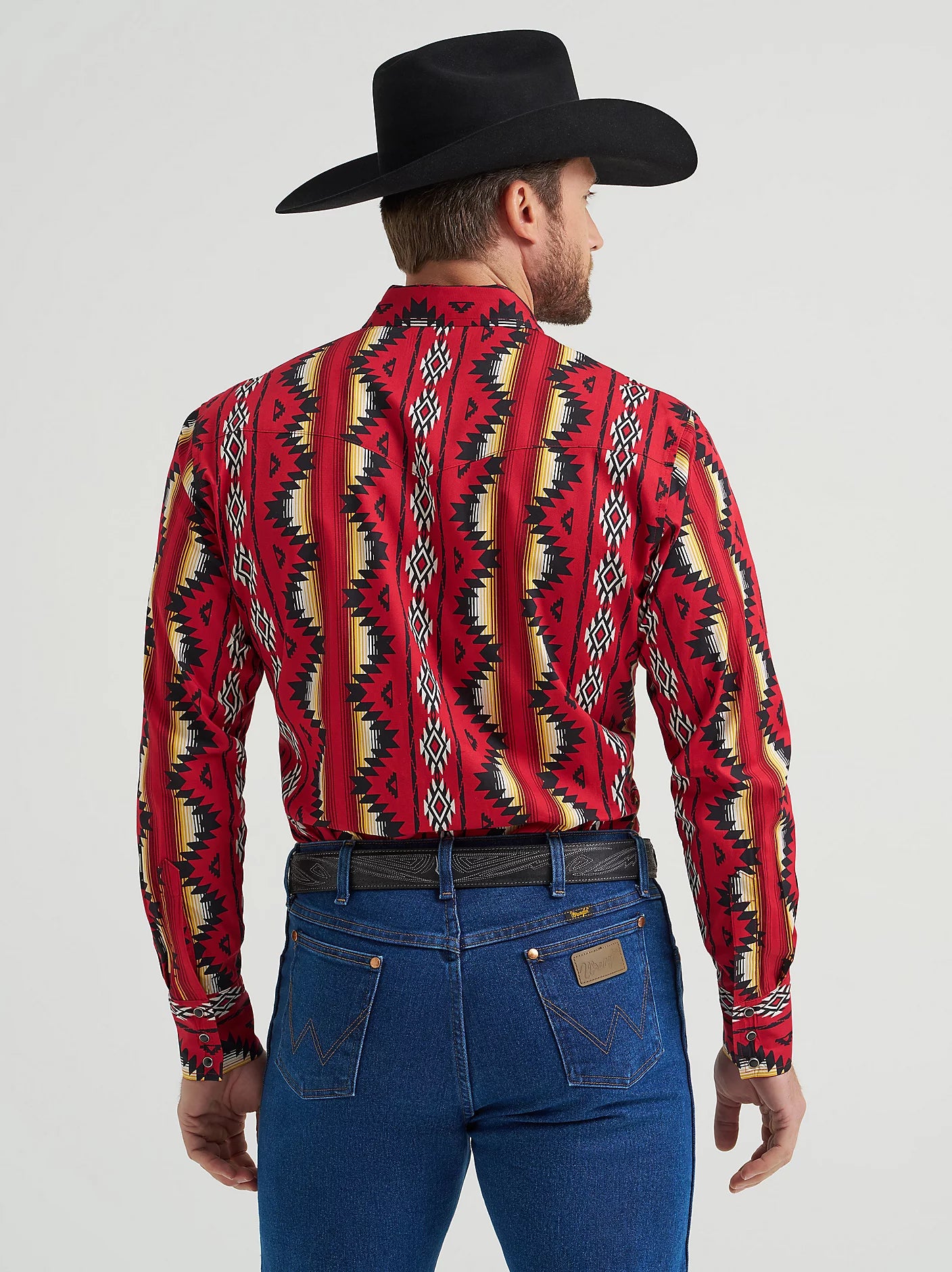 Men's Checotah® Long Sleeve Western Snap Printed Shirt