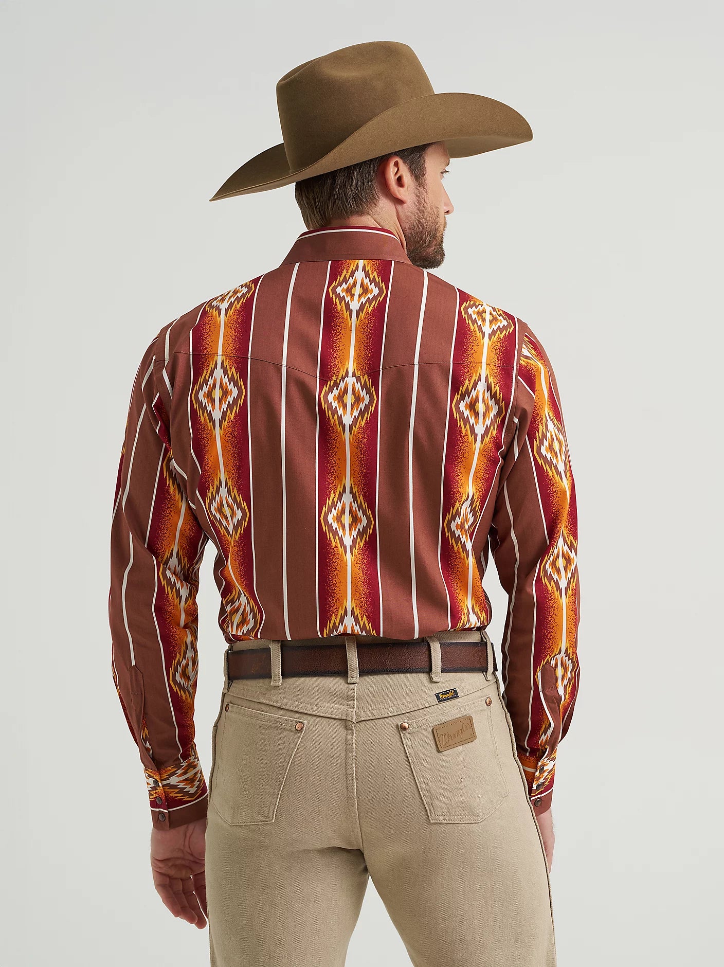 Men's Checotah® Long Sleeve Western Snap Printed Shirt