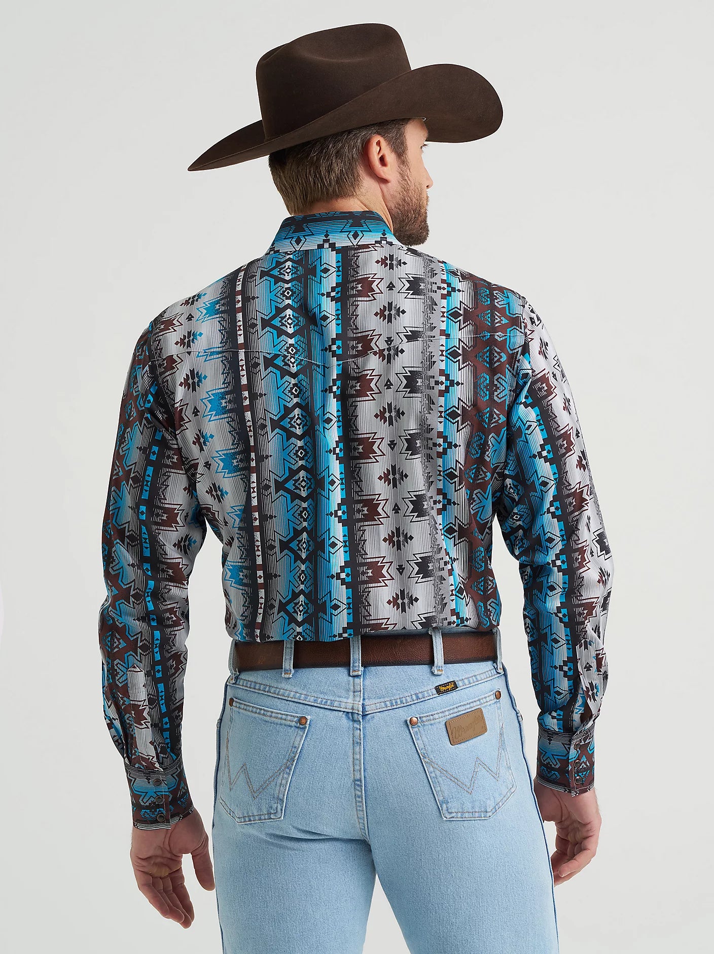 Men's Checotah® Long Sleeve Western Snap Printed Shirt