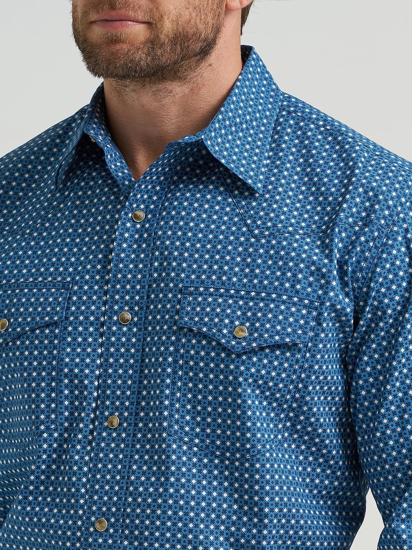 Men's 20X® Competition Advanced Comfort Long Sleeve Two Pocket Western Snap Shirt