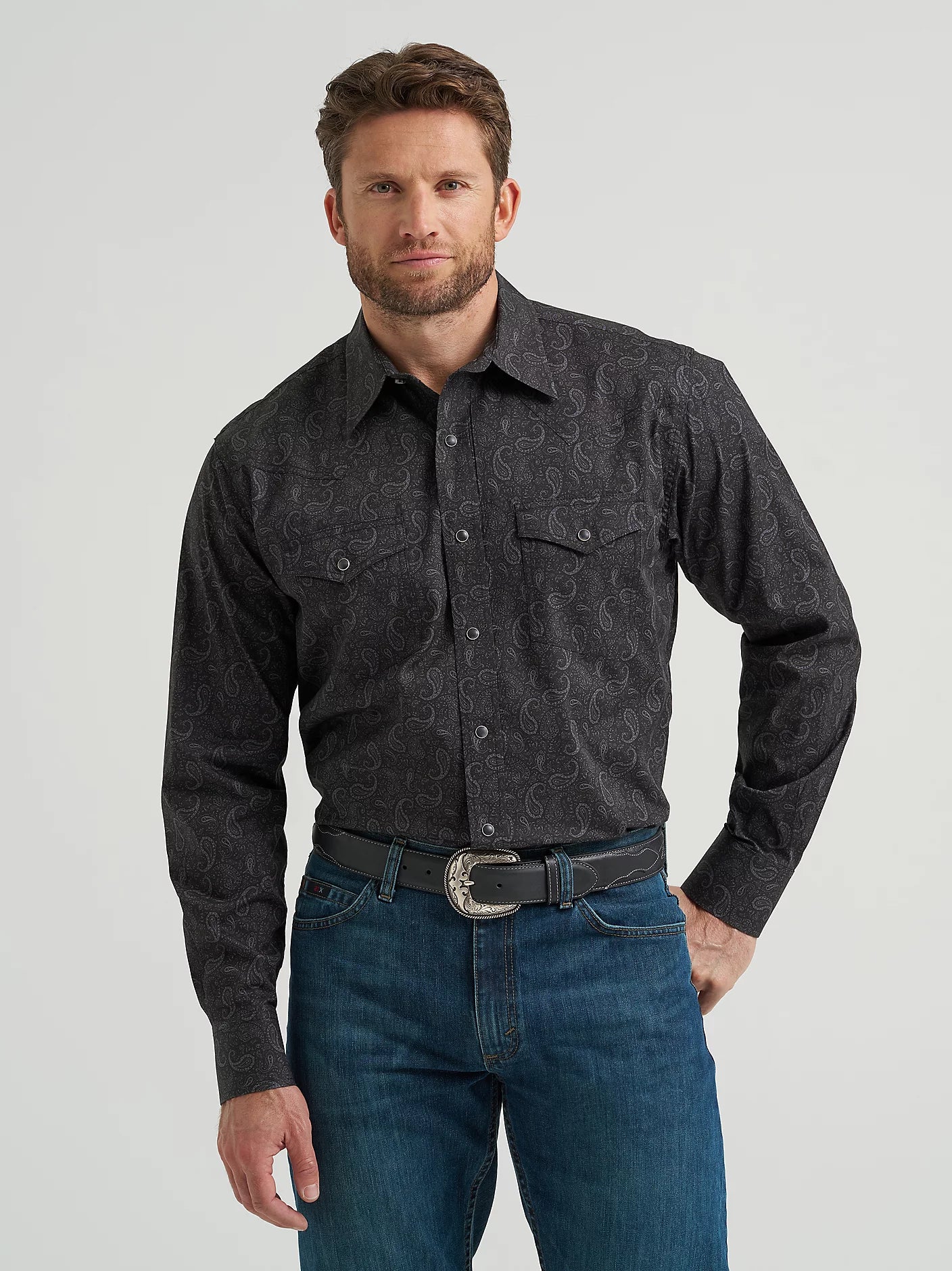 Men's 20X® Competition Advanced Comfort Long Sleeve Two Pocket Western Snap Shirt