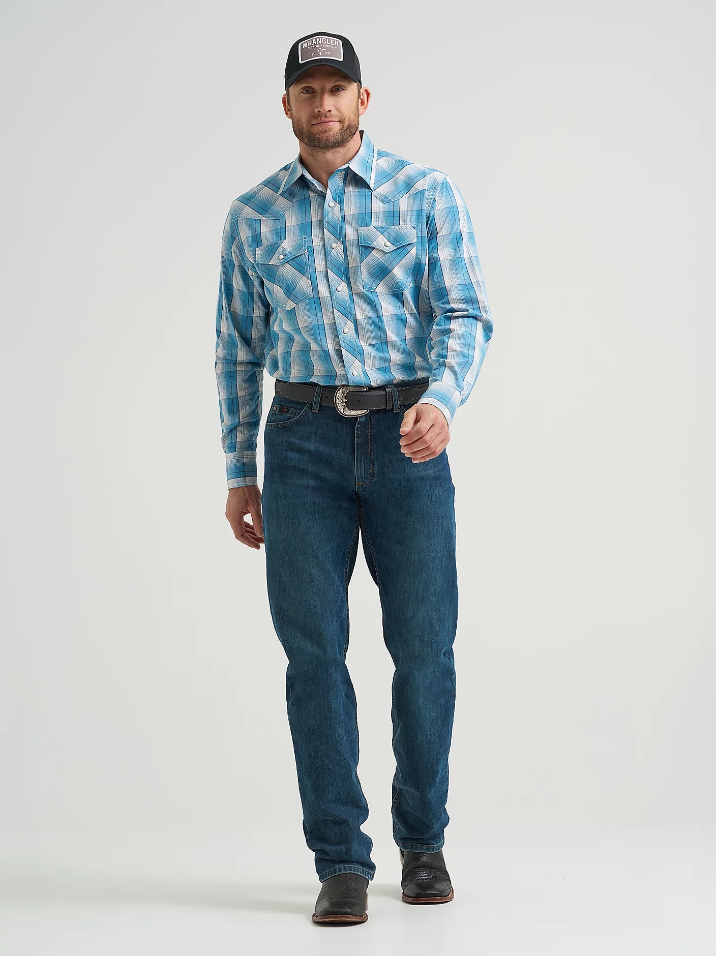 Men's 20X® Competition Advanced Comfort Long Sleeve Two Pocket Western Snap Shirt