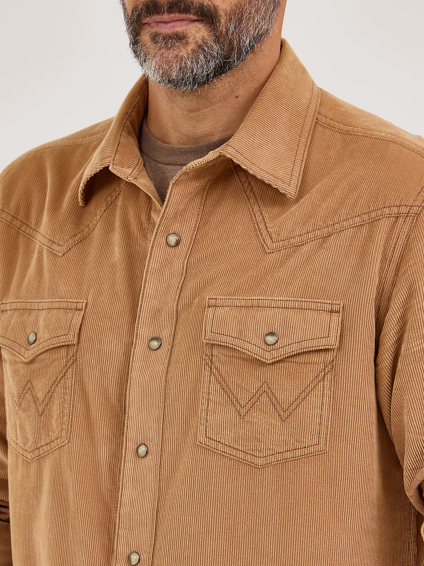 Men's Wrangler® Retro® Premium Western Snap Corduroy Shirt