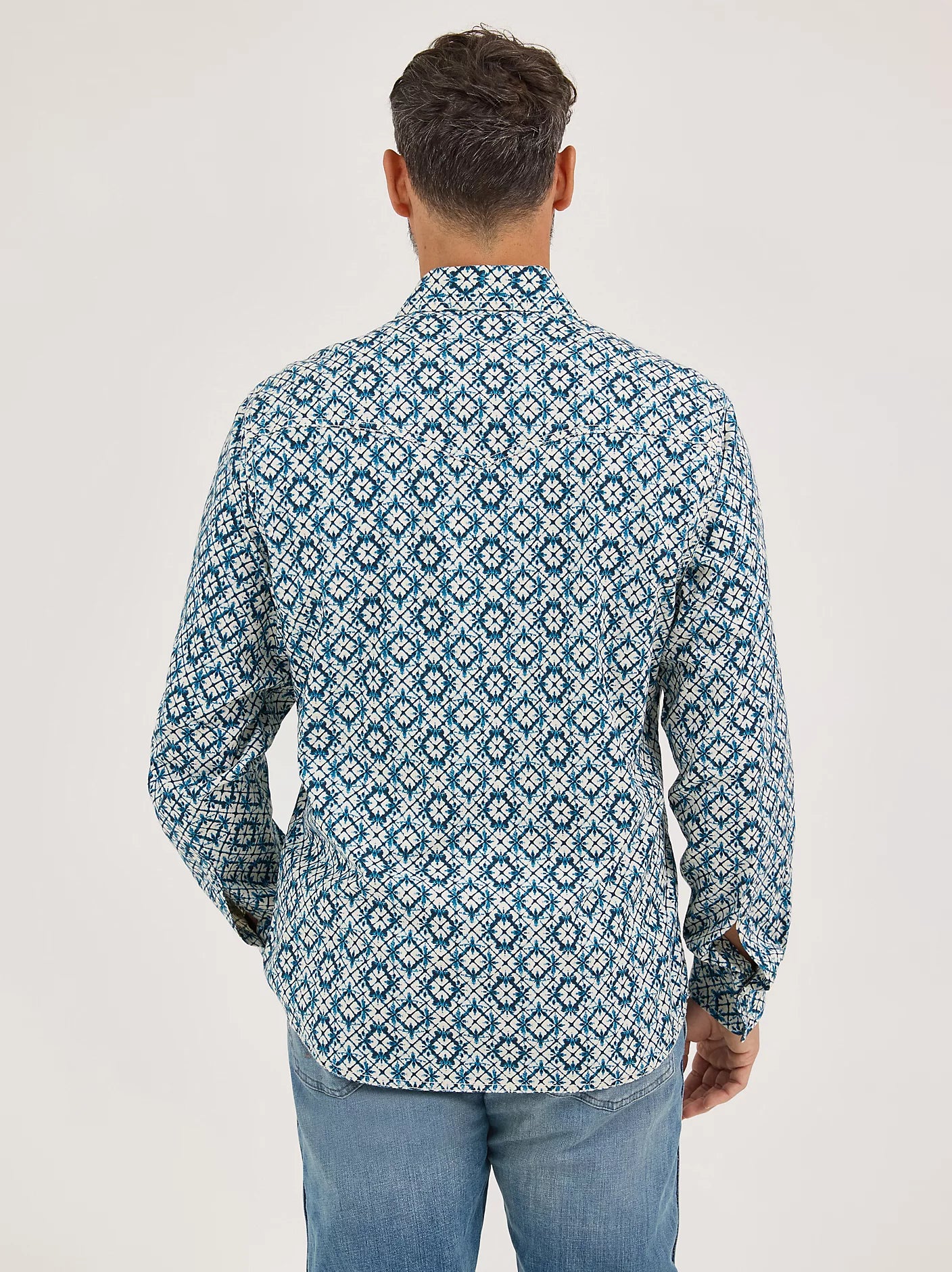 Wrangler Retro® Long Sleeve Shirt - Modern Fit - Indigo Dye