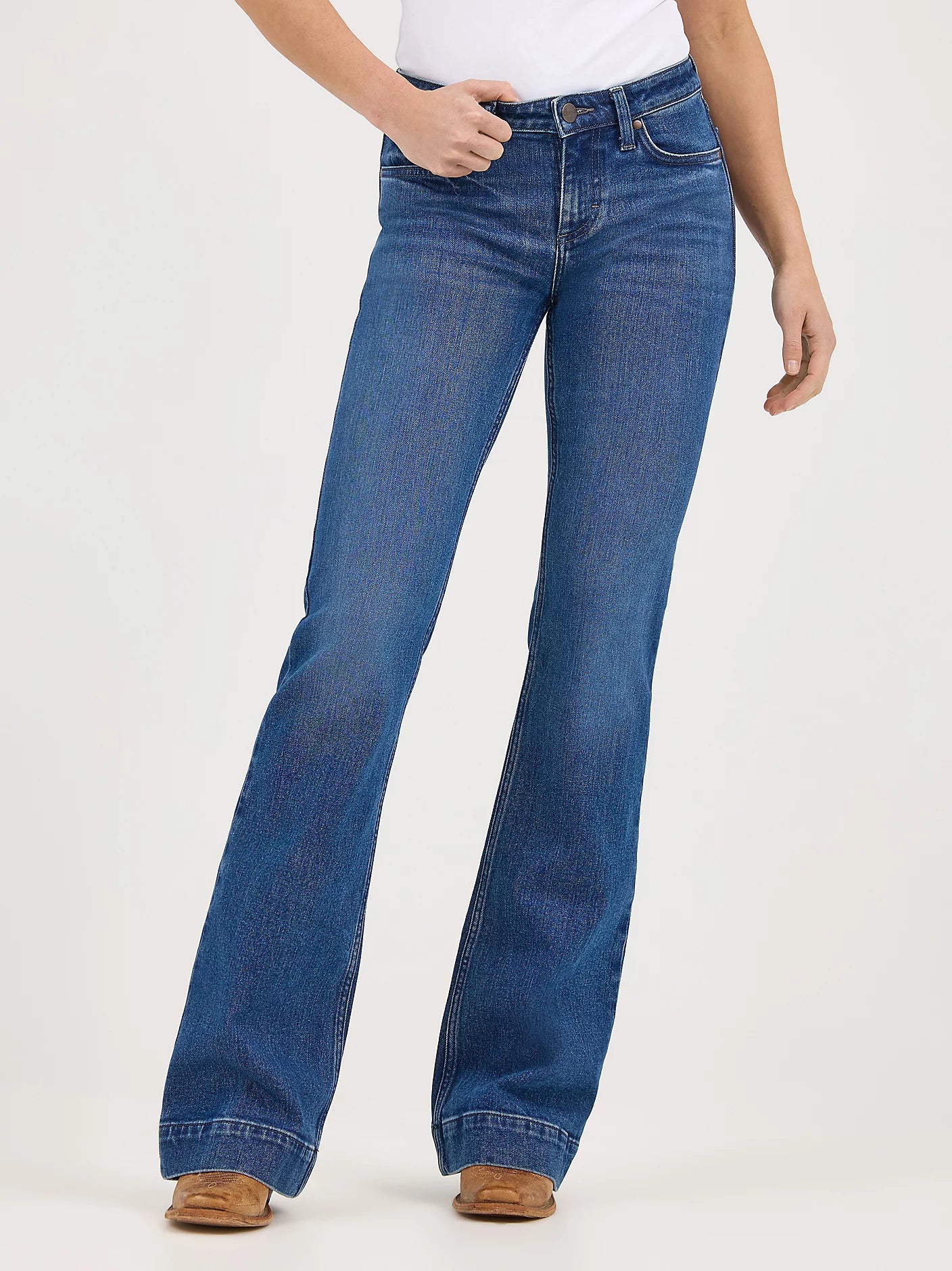 Women's Wrangler Retro® Mae Wide Leg Trouser Jean