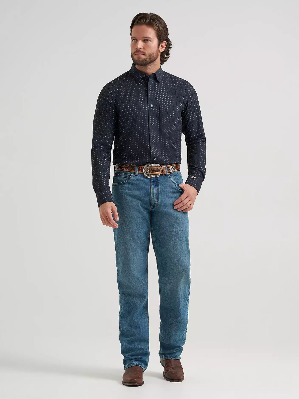 Chemise de performance boutonnée Cody Johnson pour hommes