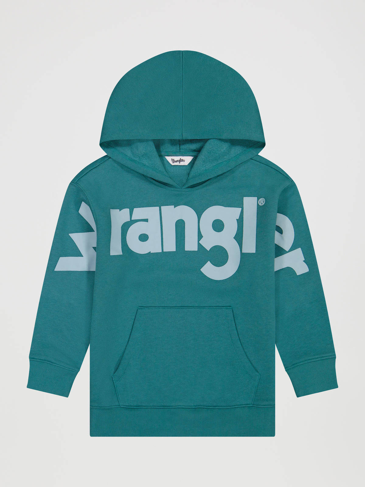 Wrangler® Girls Logo Hoodie Turquoise