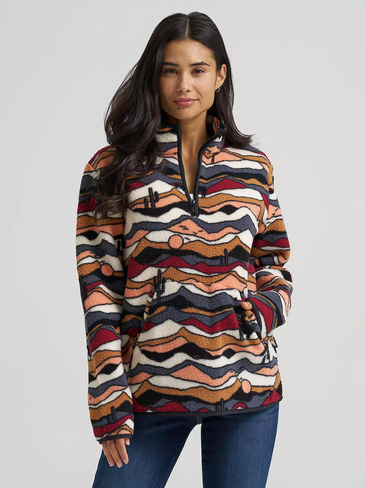 Women's Wrangler High Plains Sherpa Zip Pullover