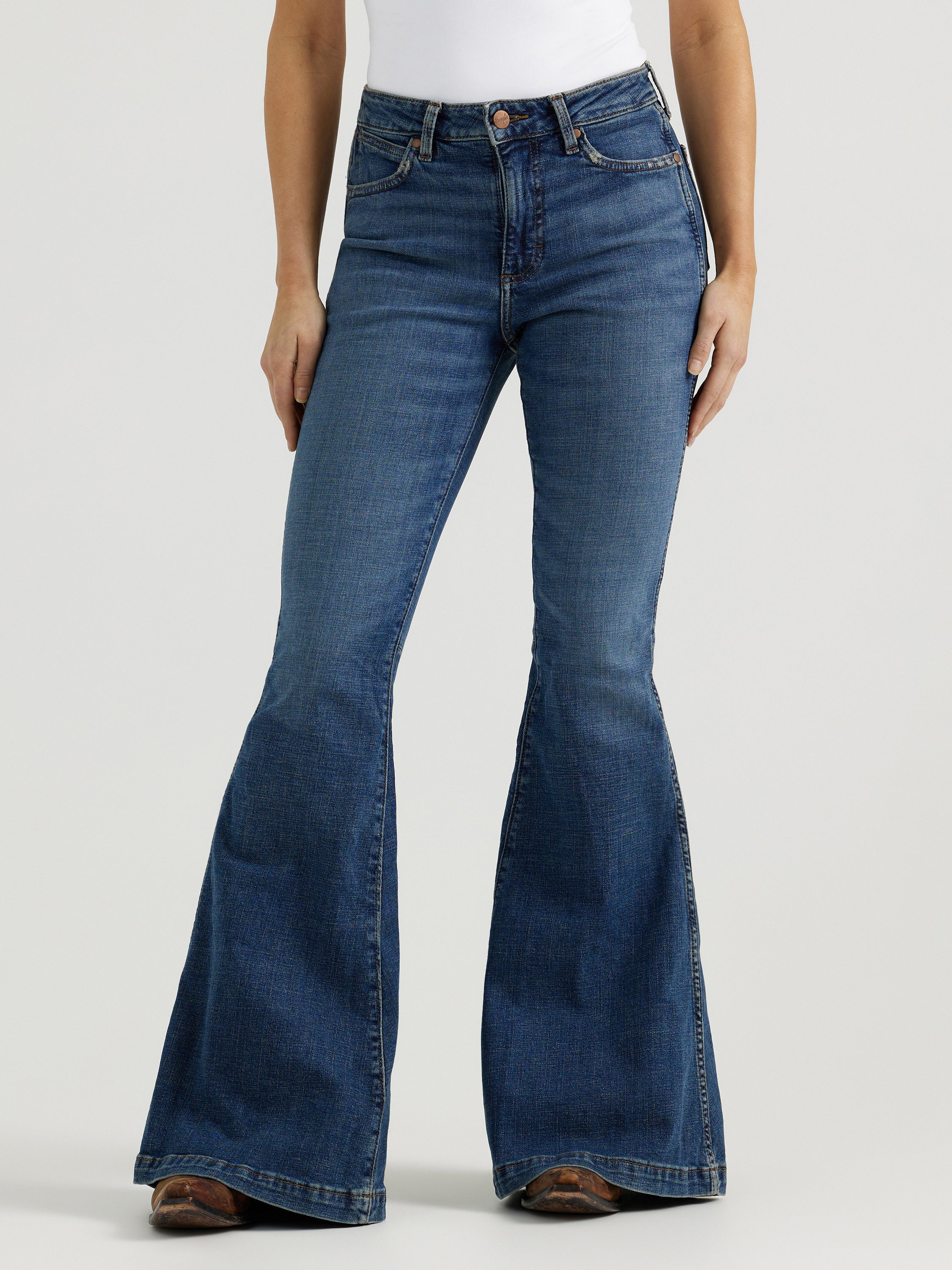 Wrangler® Retro® Le jean vert - Trompette Flare - Paige