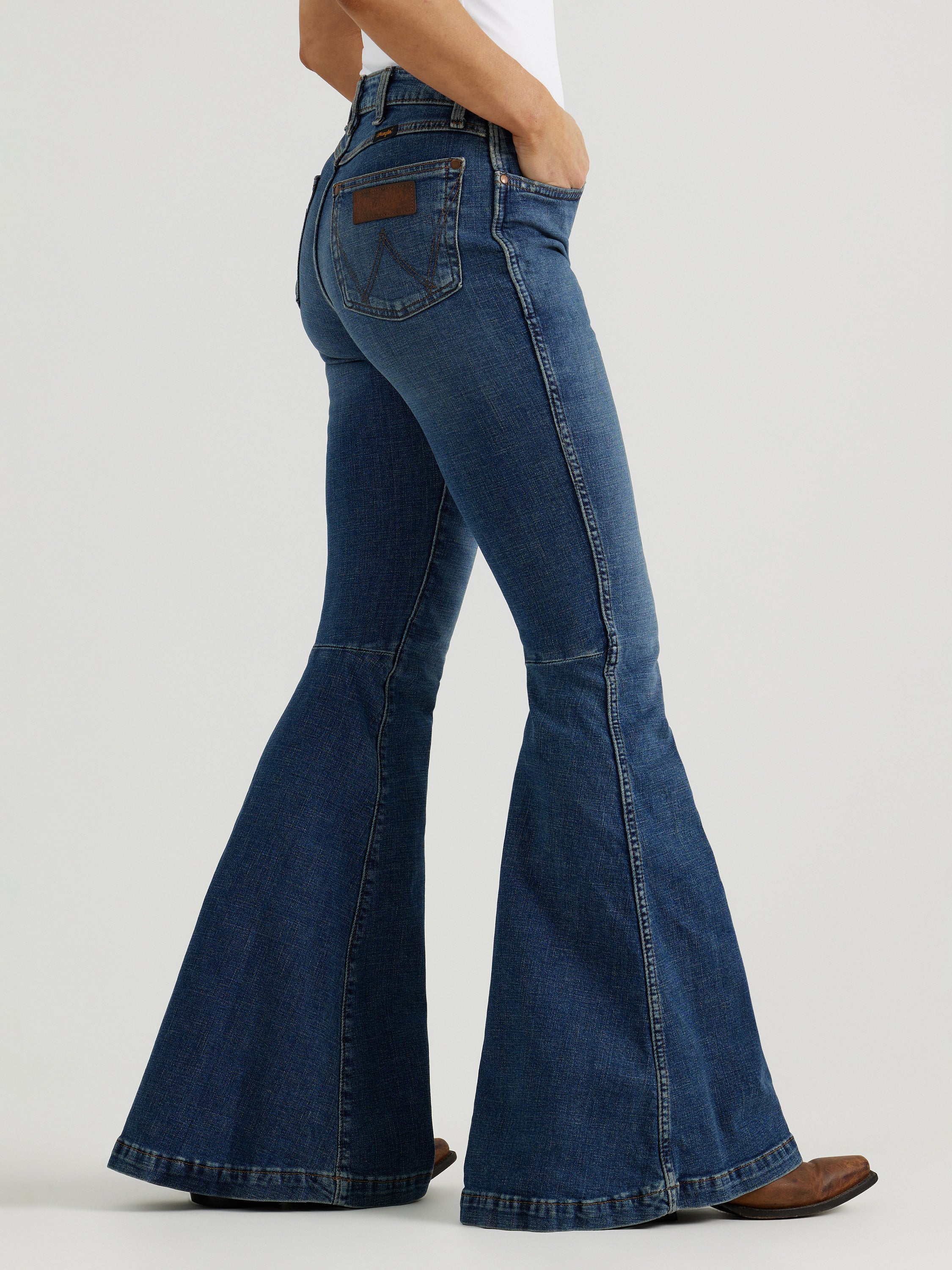 Wrangler® Retro® Le jean vert - Trompette Flare - Paige