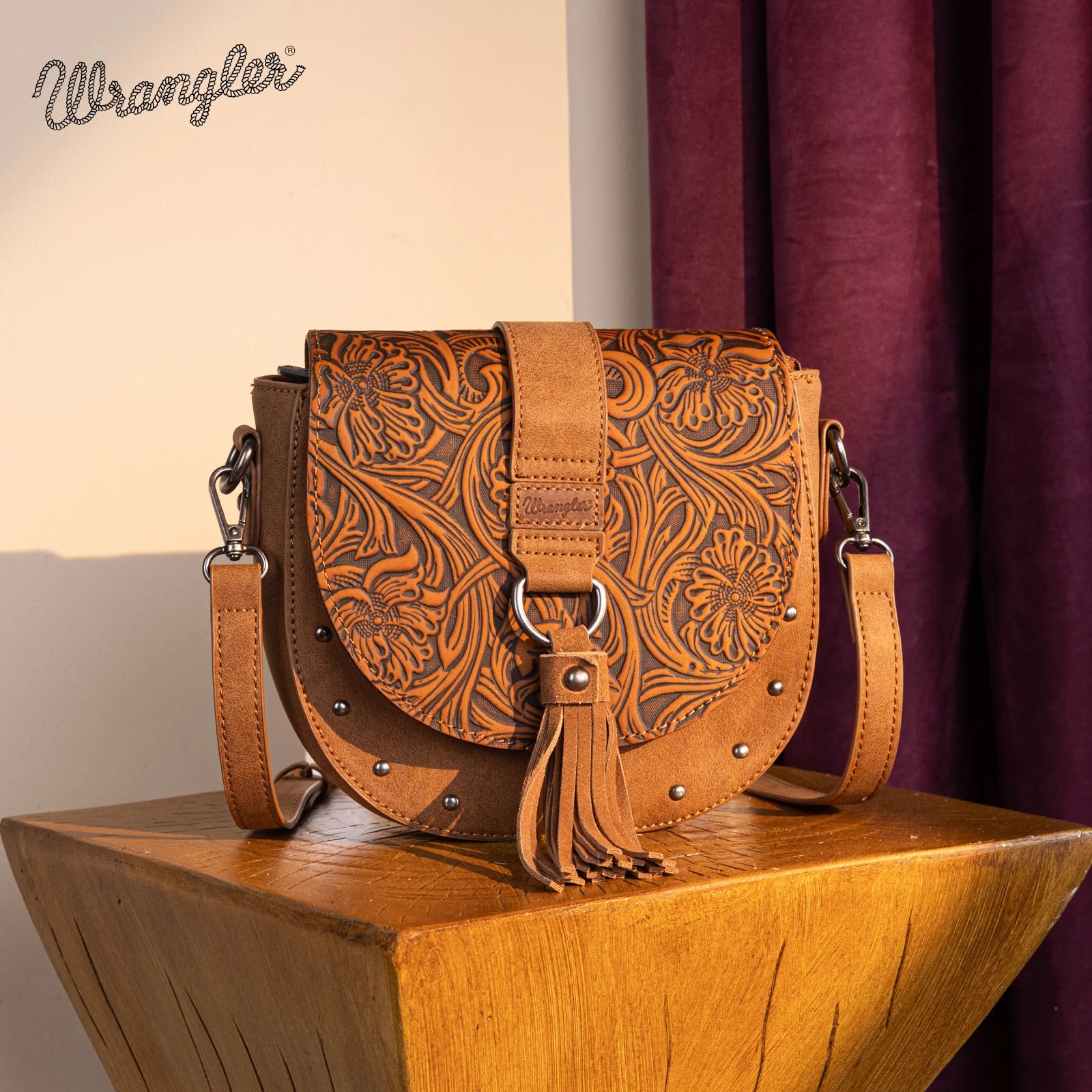 Sacoche à bandoulière Wrangler Western Tooled - BR