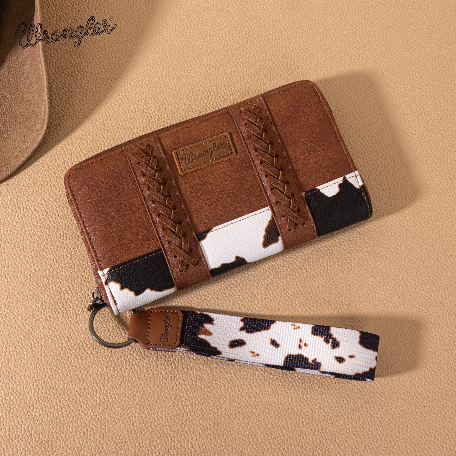 Wrangler Leopard/Cow Print Wallet
