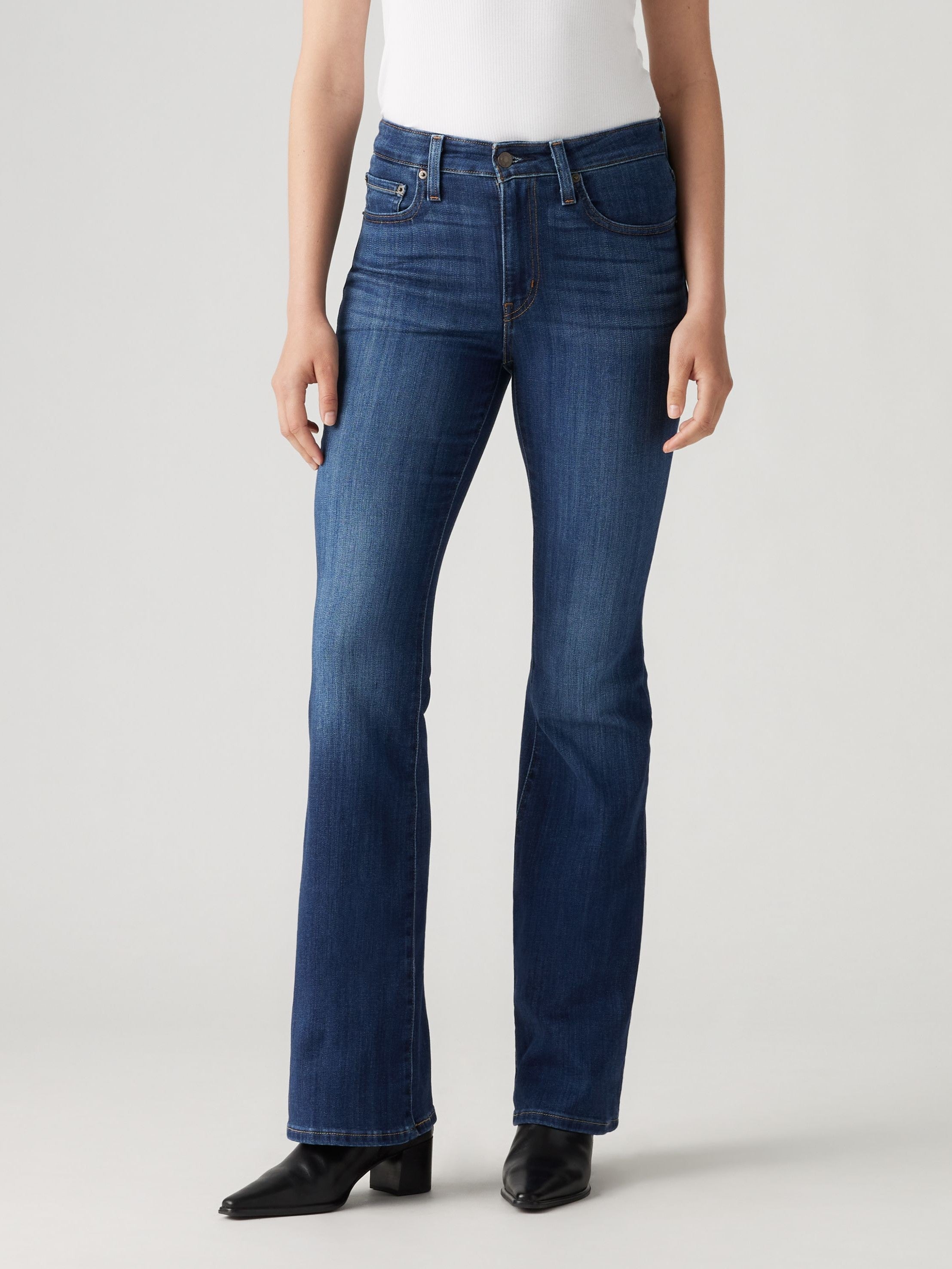 Jean évasé taille haute 726 pour femme