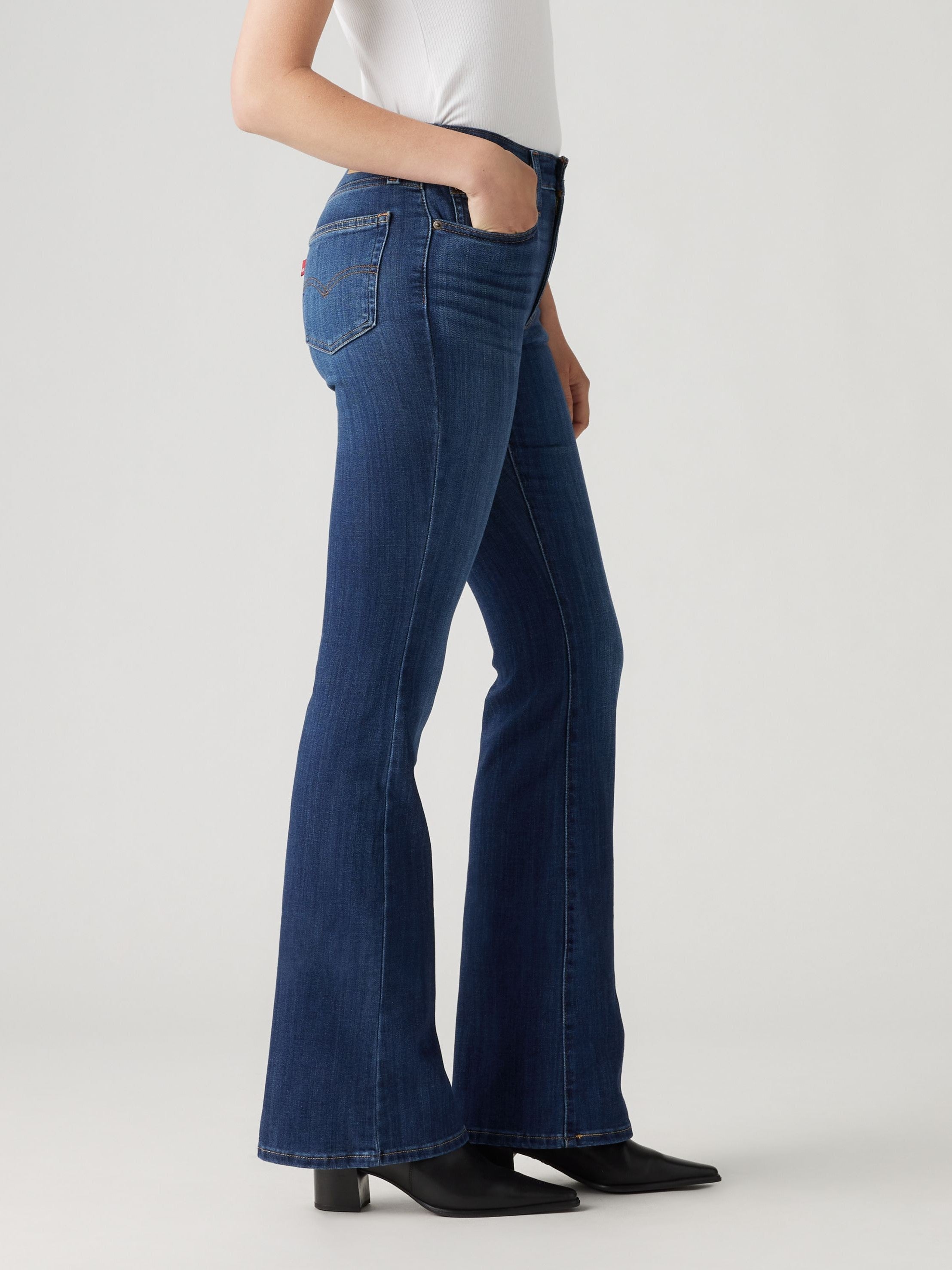 Jean évasé taille haute 726 pour femme