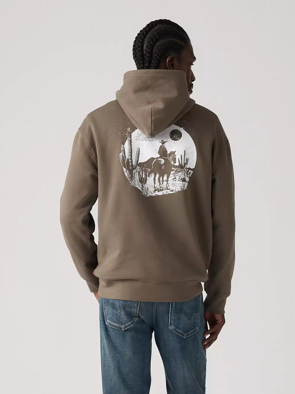 Sweat à capuche graphique décontracté Levi's pour homme