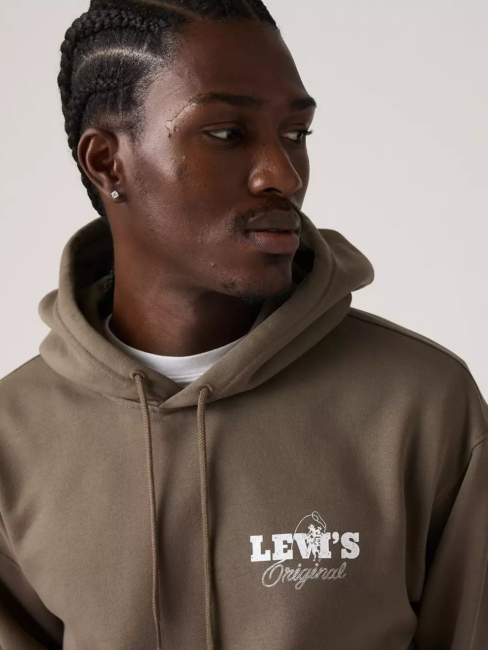 Sweat à capuche graphique décontracté Levi's pour homme