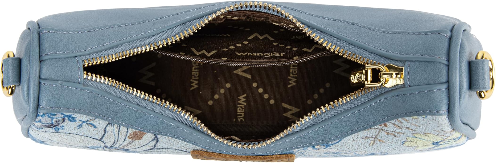 Wrangler Floral Print Braided Hobo Bag - Jean
