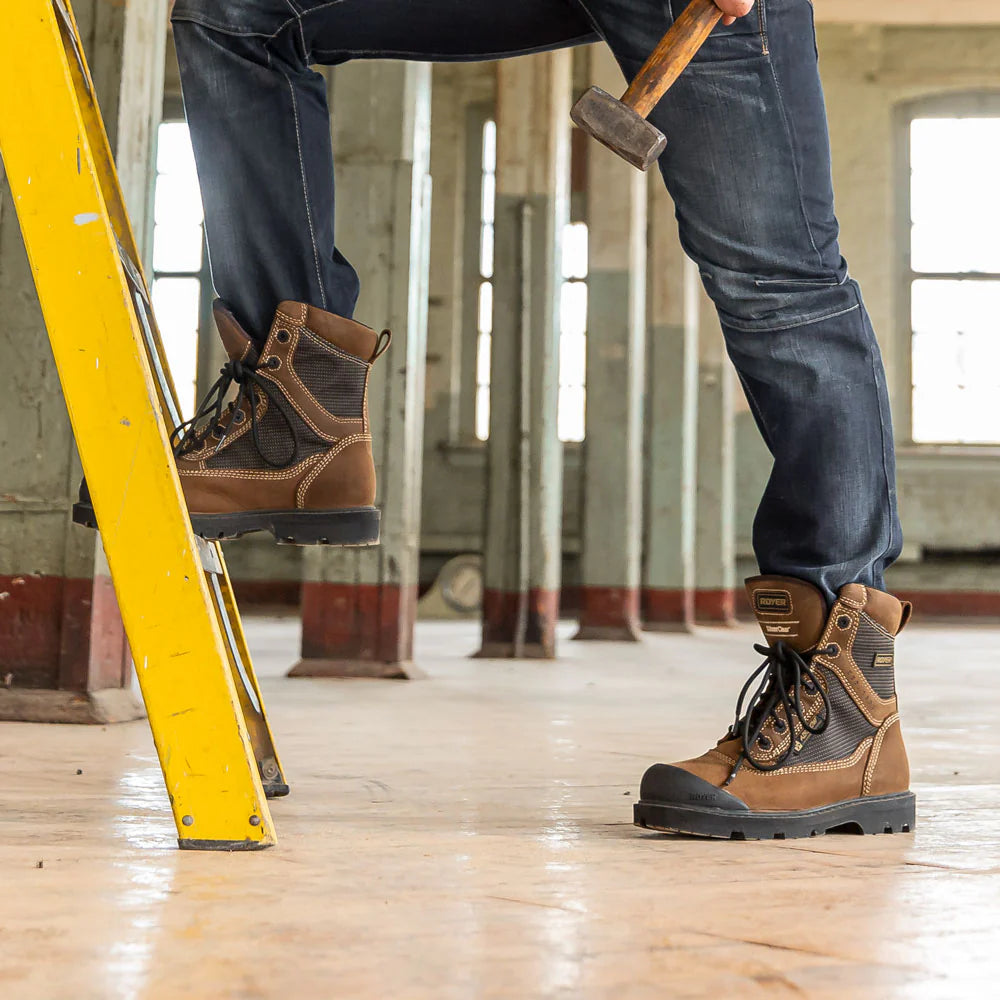 Bottes FLX™ 8" sans métal et imperméables, SHIELDTEX™, marron