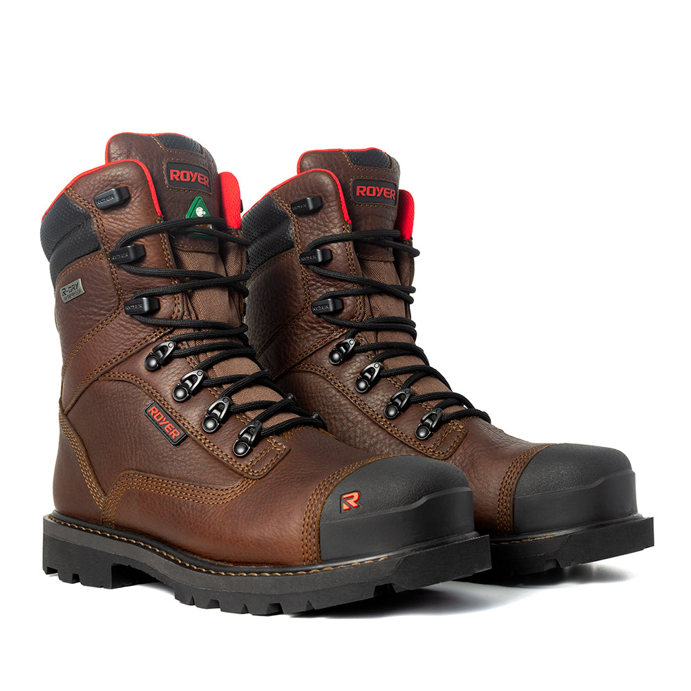 8" REVOLT™ MEGAGRIP™ PRO Boot, R-DRY™ membrane, Brown