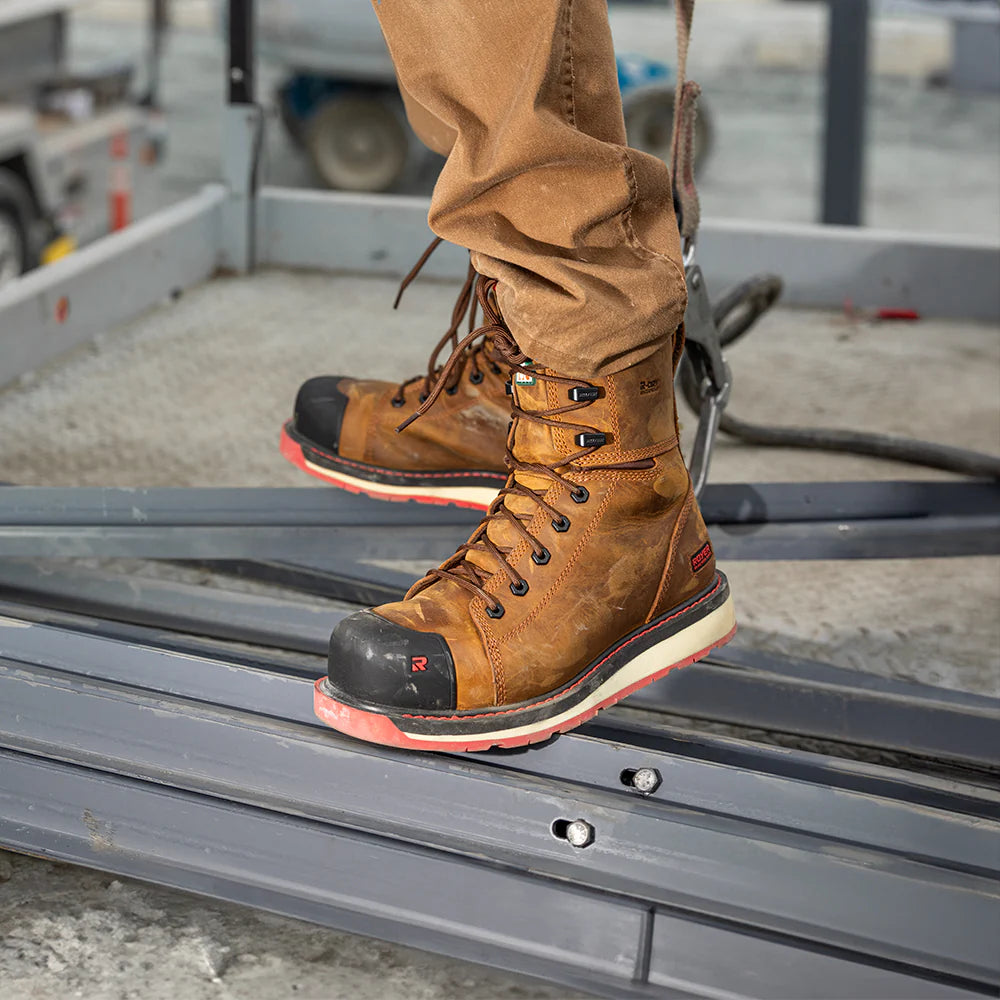 Botte à lacets IRONBOLT™ 8" avec membrane R-DRY™, marron