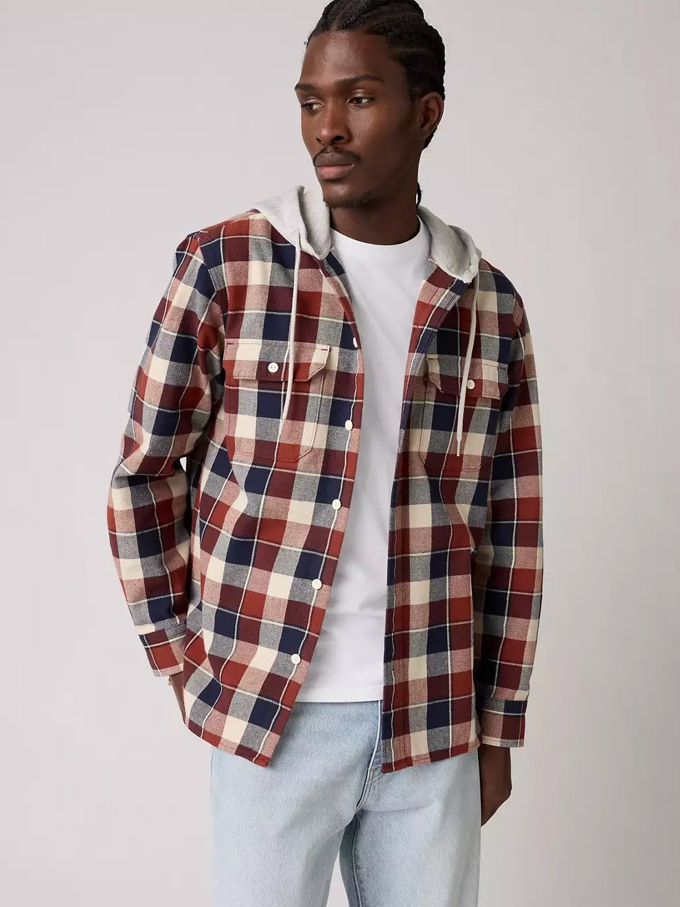 Levi's Men's Hooded Classic Worker Shirt