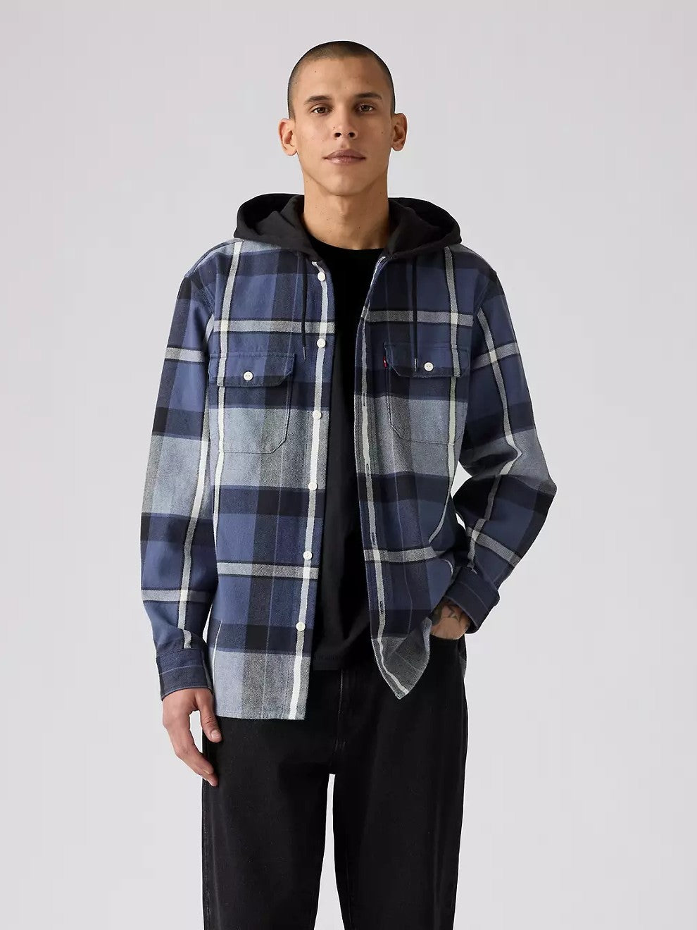 Chemise de travail classique à capuche Levi's pour homme