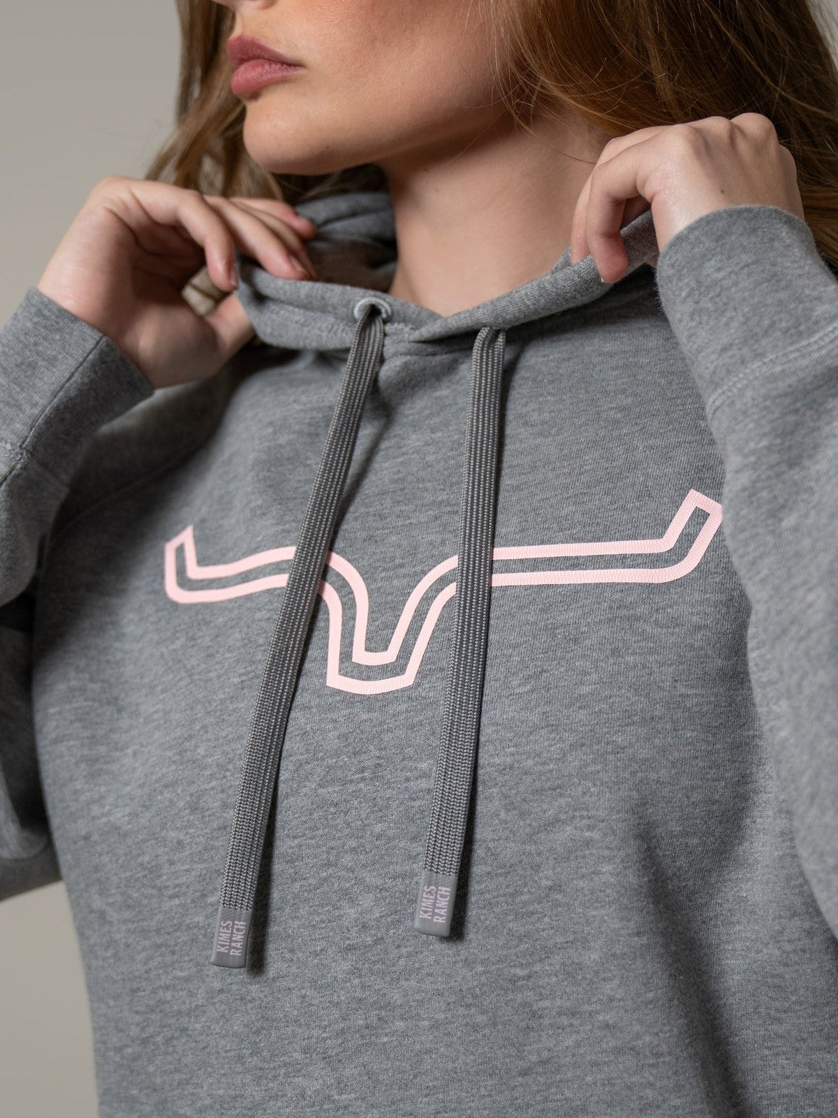 Kimes Ranch Ladies Outlier Hoodie - Grey Heather