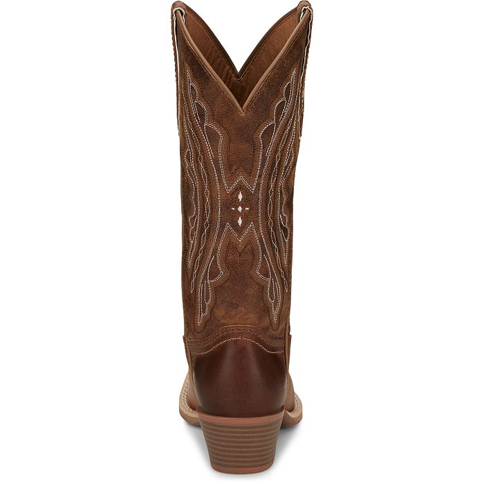Bottes Western Rein 12" pour femme - Waxy Tan