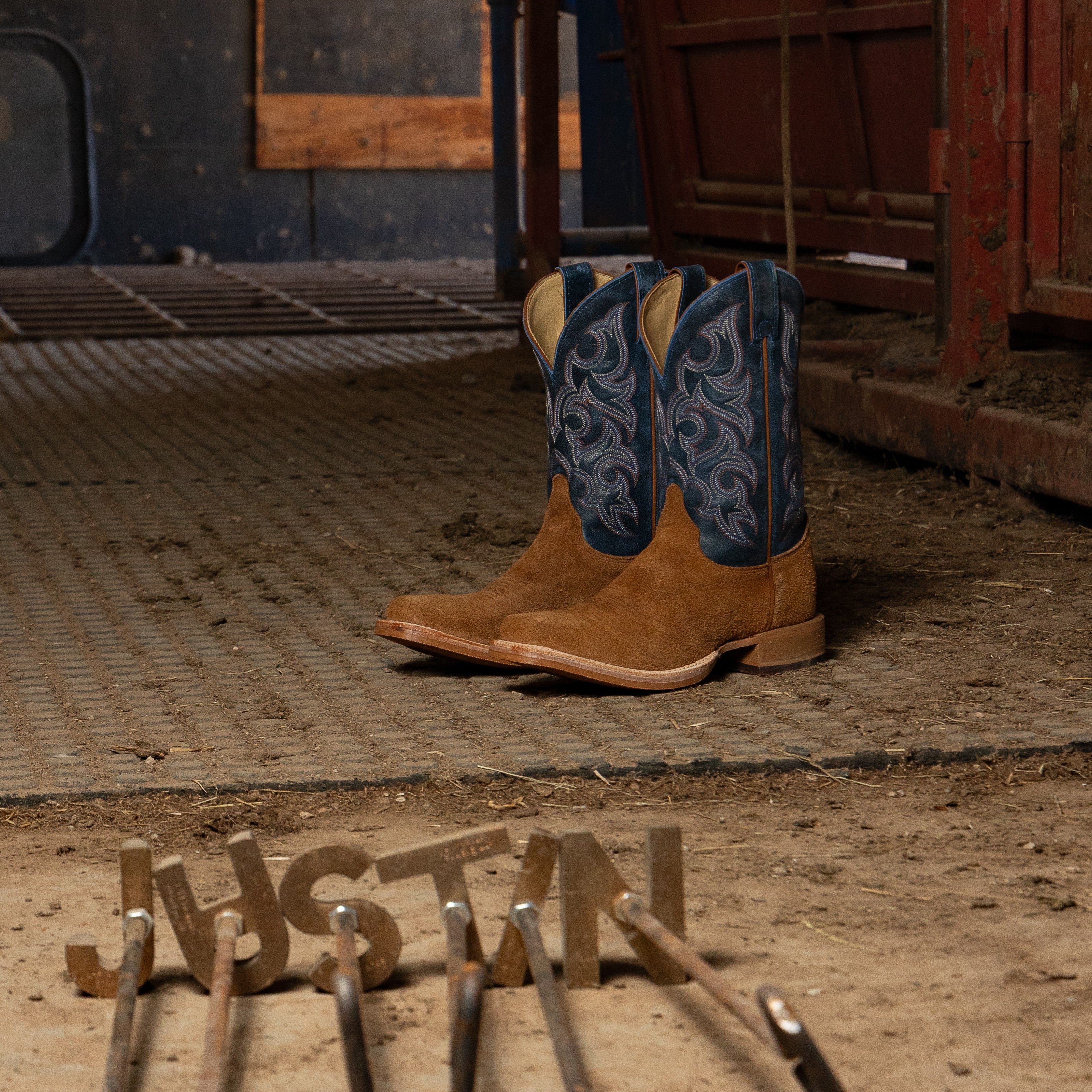 Bottes Western Bent Rail® Fergus 11" Roughout pour hommes